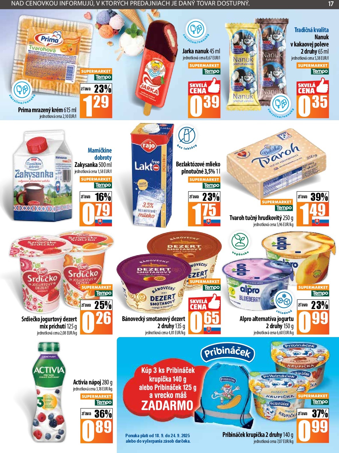 coop-jednota - Leták COOP Jednota platný od 18.09. do 24.09. - page: 17