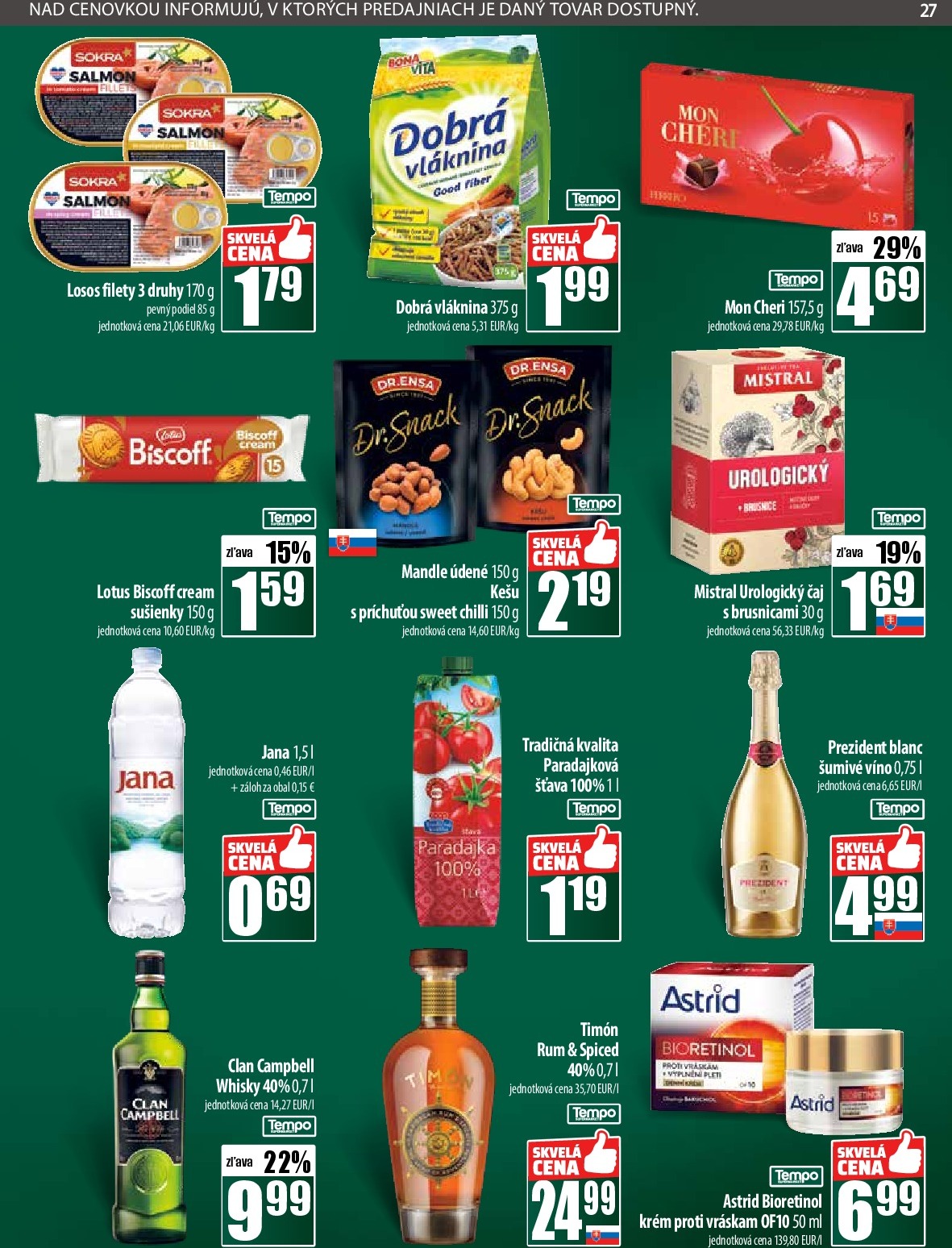 coop-jednota - Leták COOP Jednota platný od 18.09. do 24.09. - page: 27