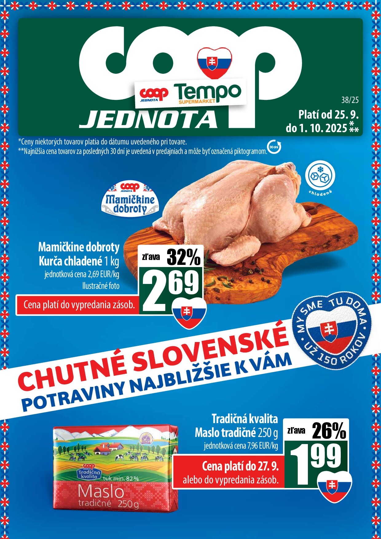 coop-jednota - Leták COOP Jednota - Tempo platný od 25.09. do 01.10.