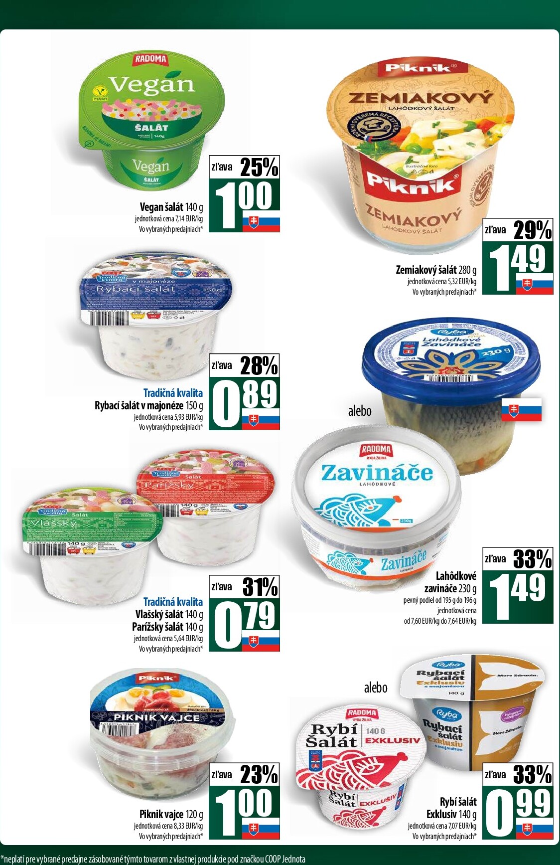 coop-jednota - Leták COOP Jednota - Tempo platný od 25.09. do 01.10. - page: 20