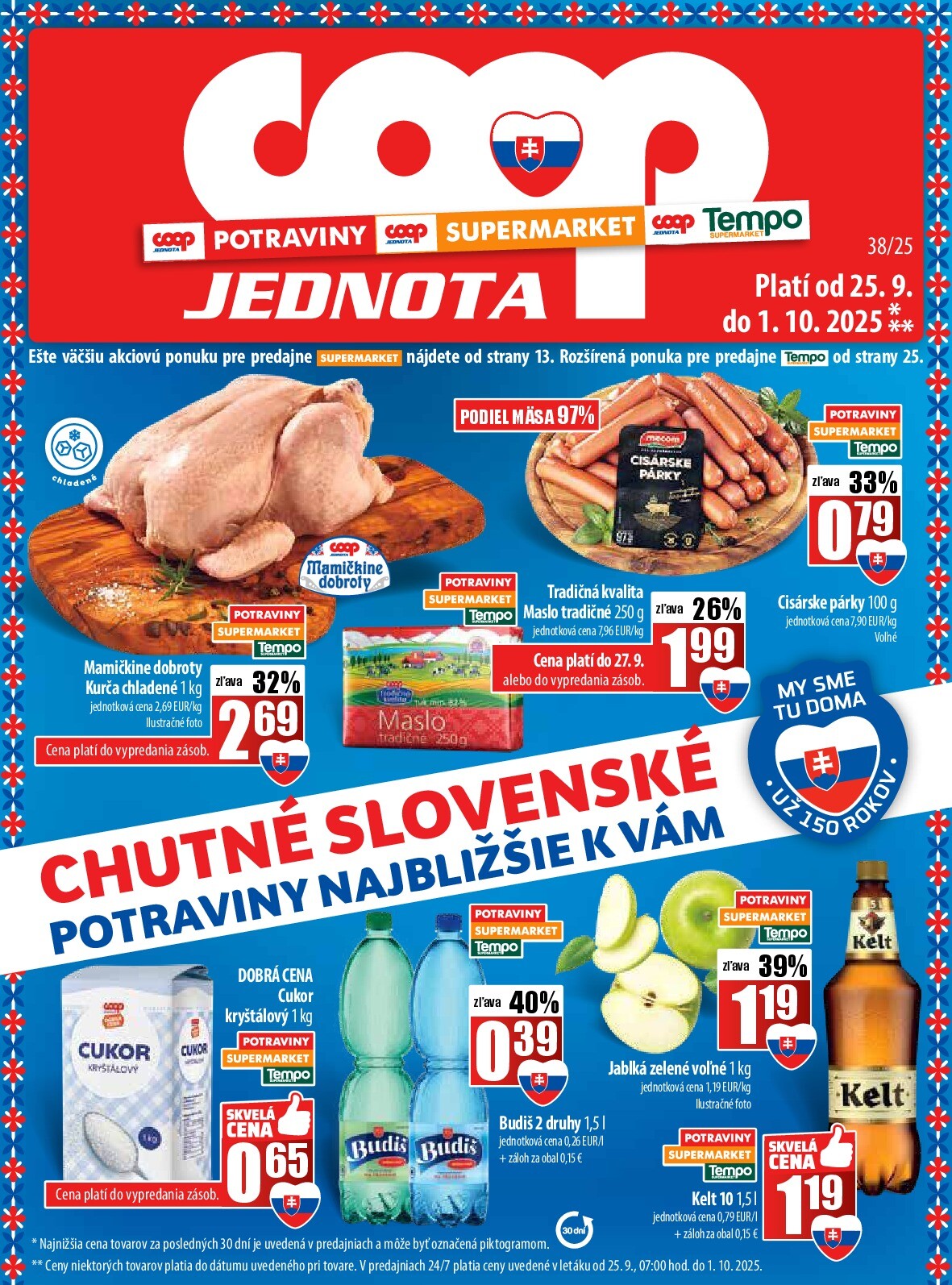 coop-jednota - Leták COOP Jednota platný od 25.09. do 01.10.