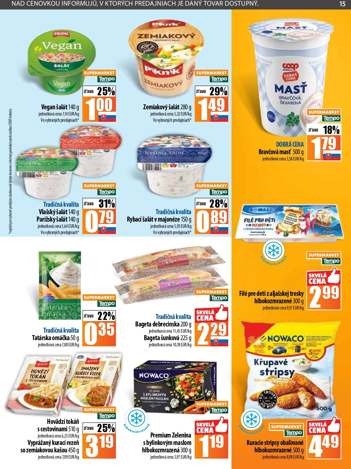coop-jednota - Leták COOP Jednota platný od 25.09. do 01.10. - page: 15