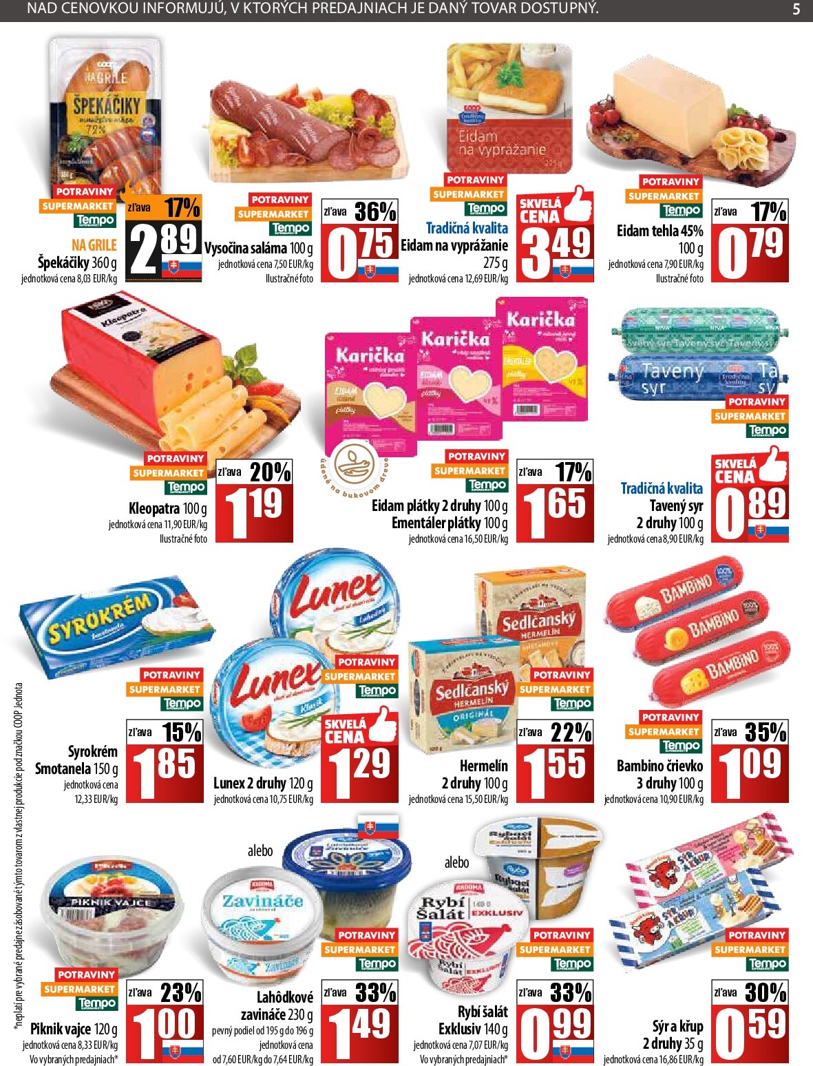 coop-jednota - Leták COOP Jednota platný od 25.09. do 01.10. - page: 5