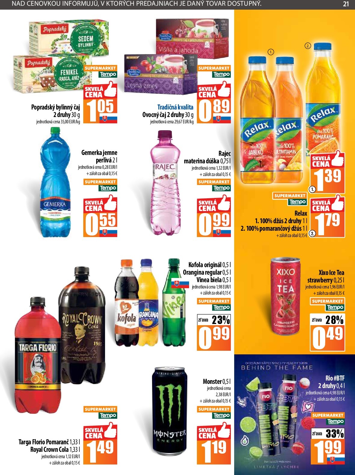 coop-jednota - Leták COOP Jednota platný od 25.09. do 01.10. - page: 21