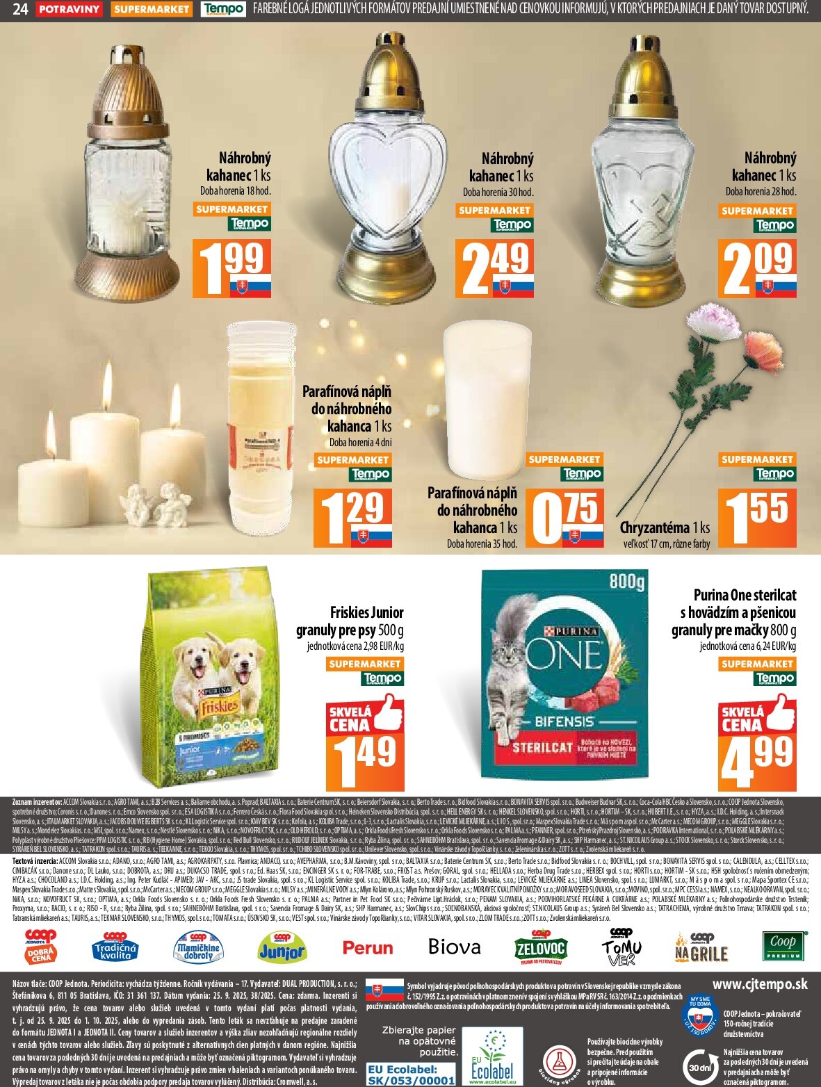 coop-jednota - Leták COOP Jednota platný od 25.09. do 01.10. - page: 24