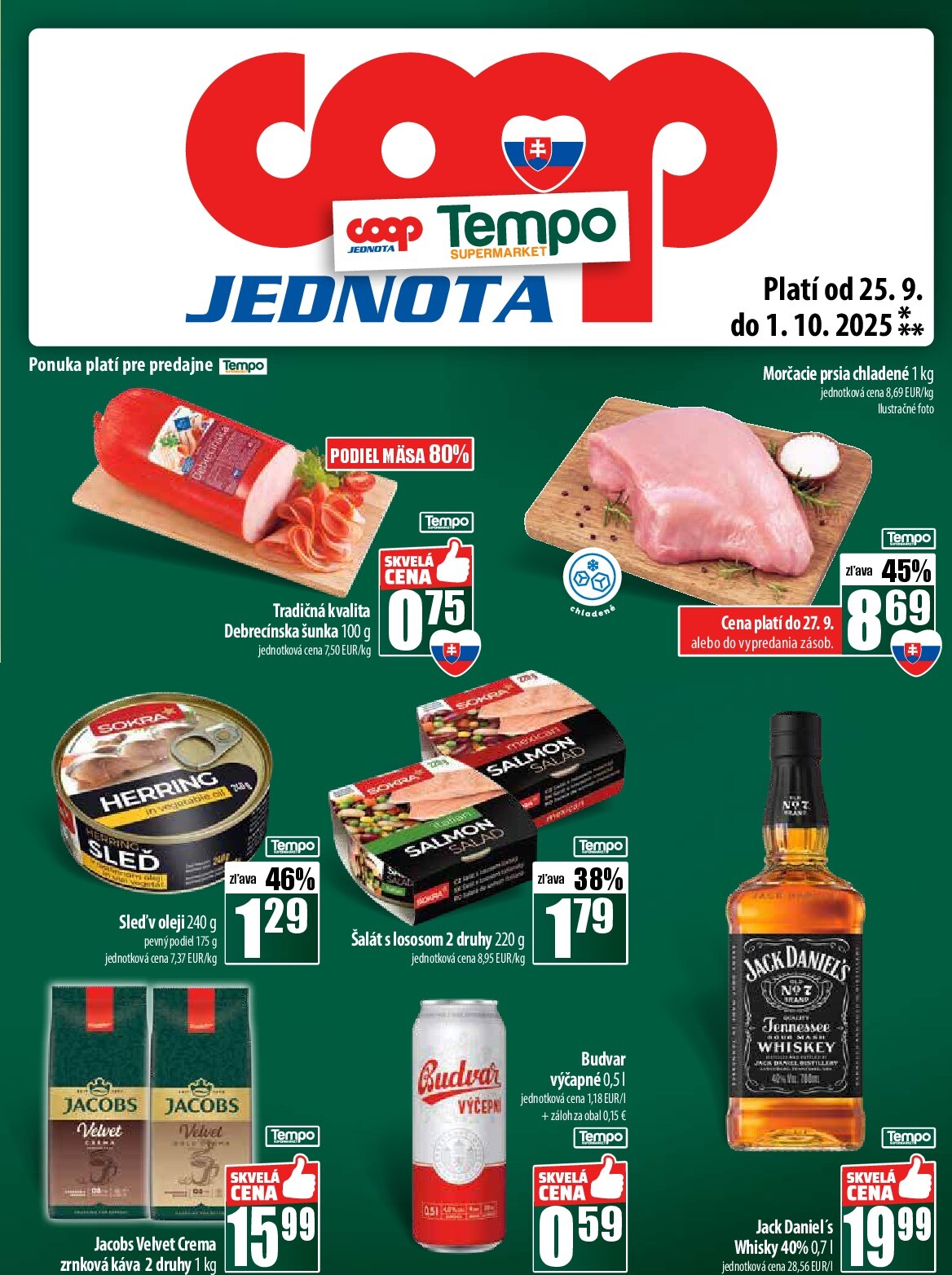coop-jednota - Leták COOP Jednota platný od 25.09. do 01.10. - page: 25
