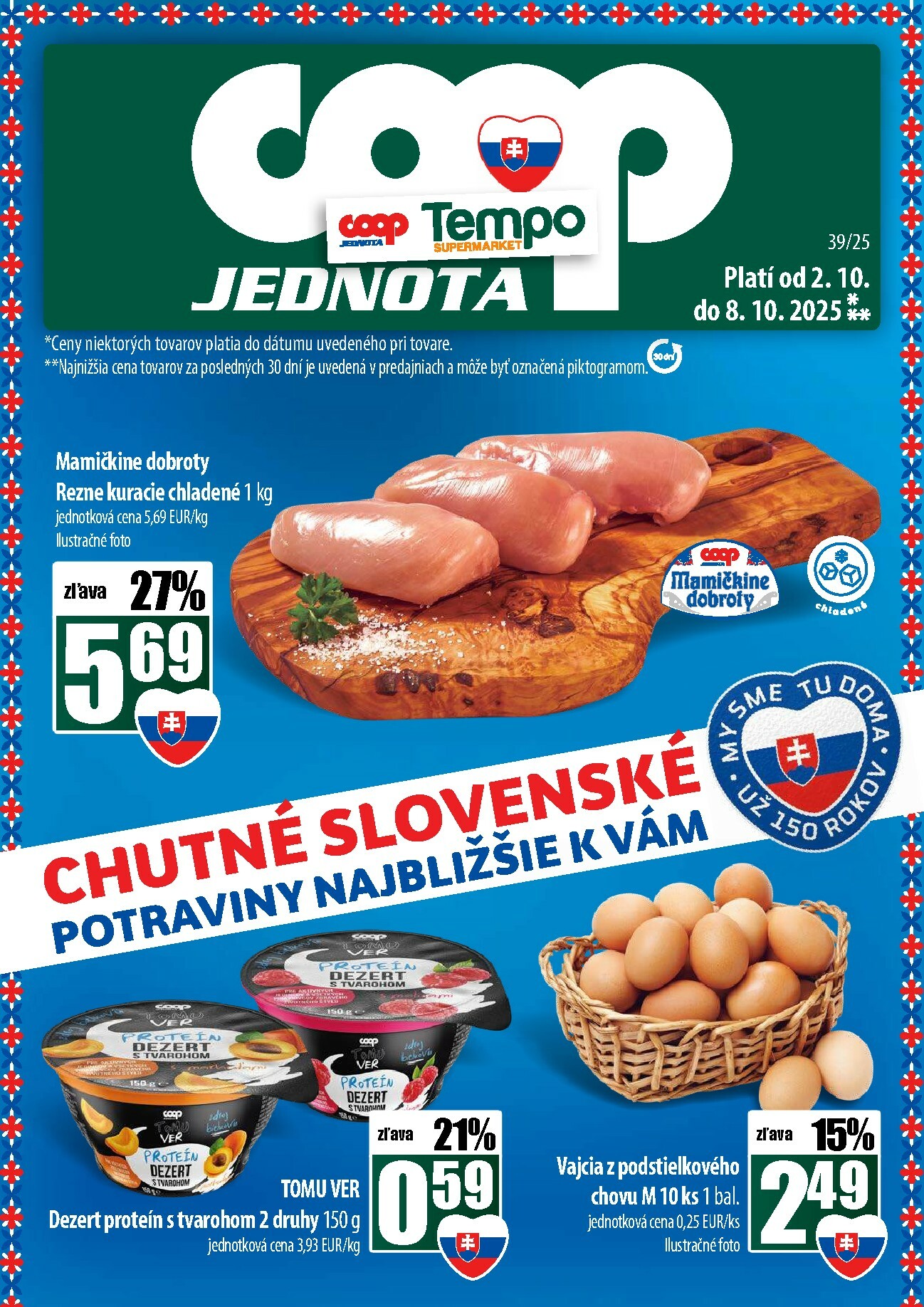 coop-jednota - Leták COOP Jednota - Tempo platný od 02.10. do 08.10.