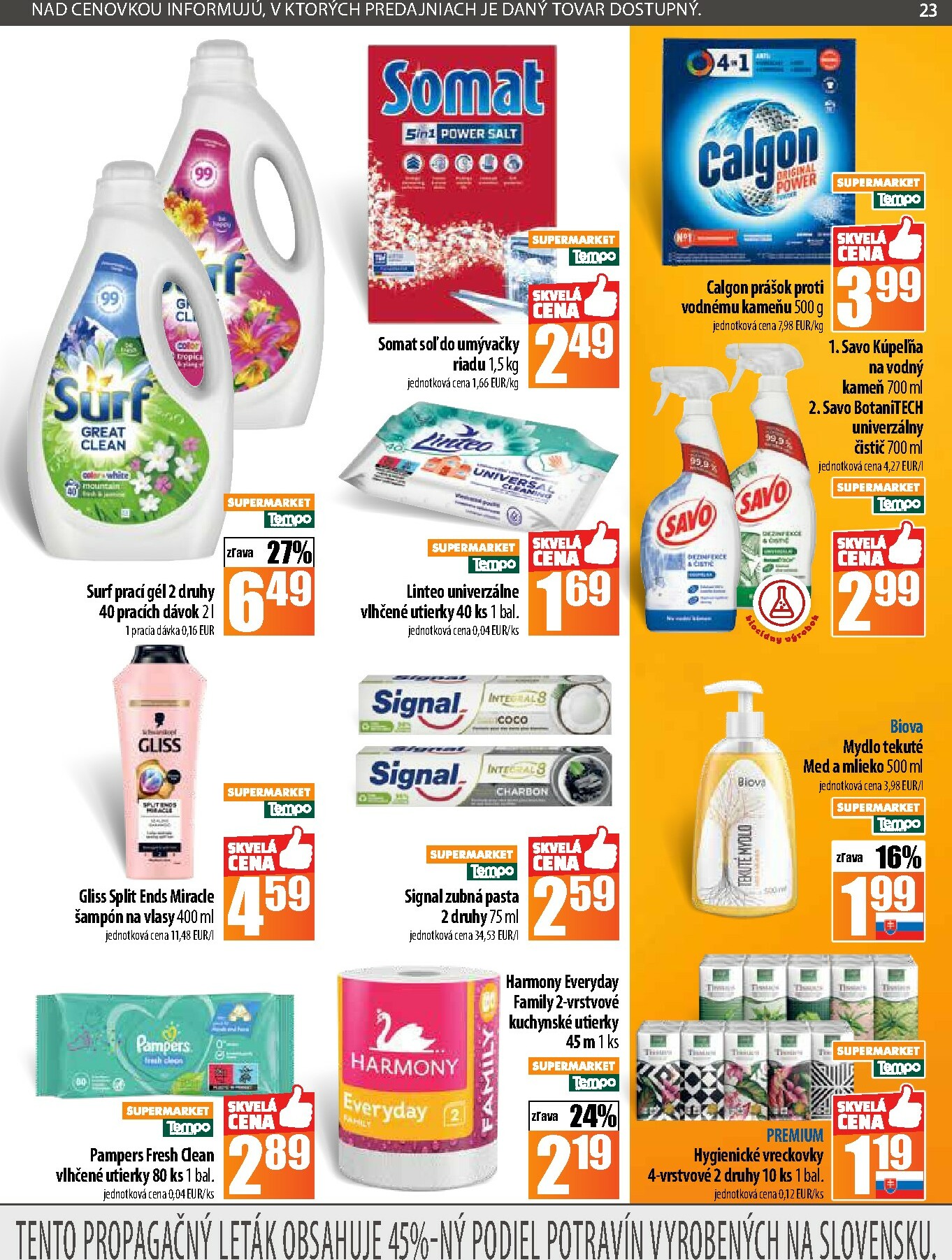 coop-jednota - Leták COOP Jednota platný od 02.10. do 08.10. - page: 23
