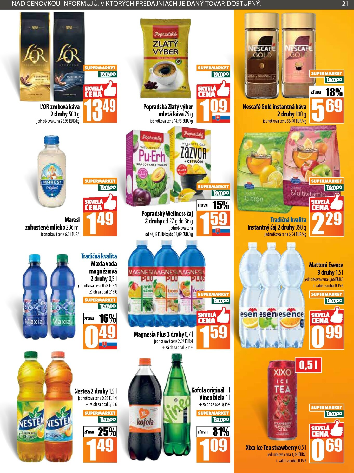 coop-jednota - Leták COOP Jednota platný od 02.10. do 08.10. - page: 21