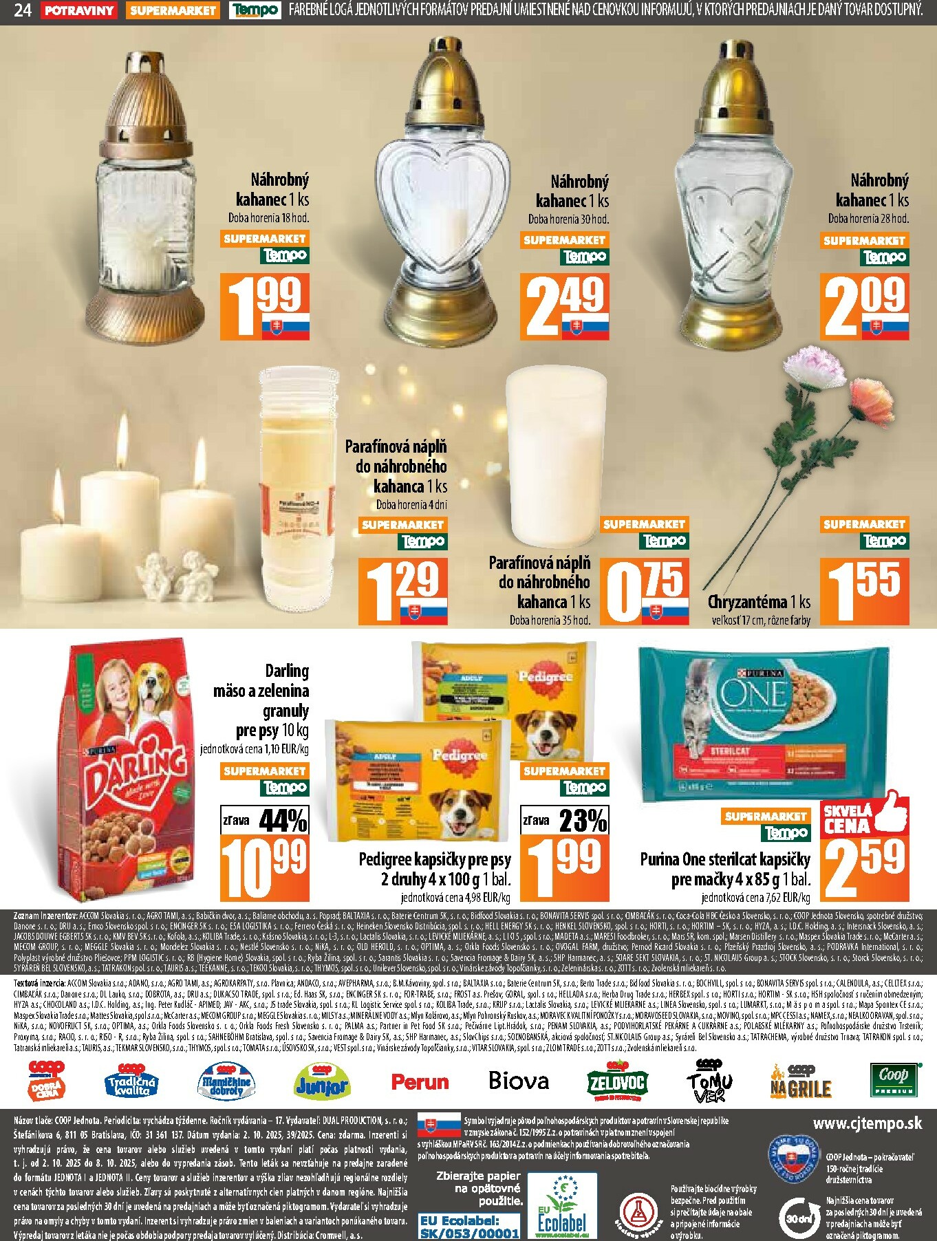 coop-jednota - Leták COOP Jednota platný od 02.10. do 08.10. - page: 24