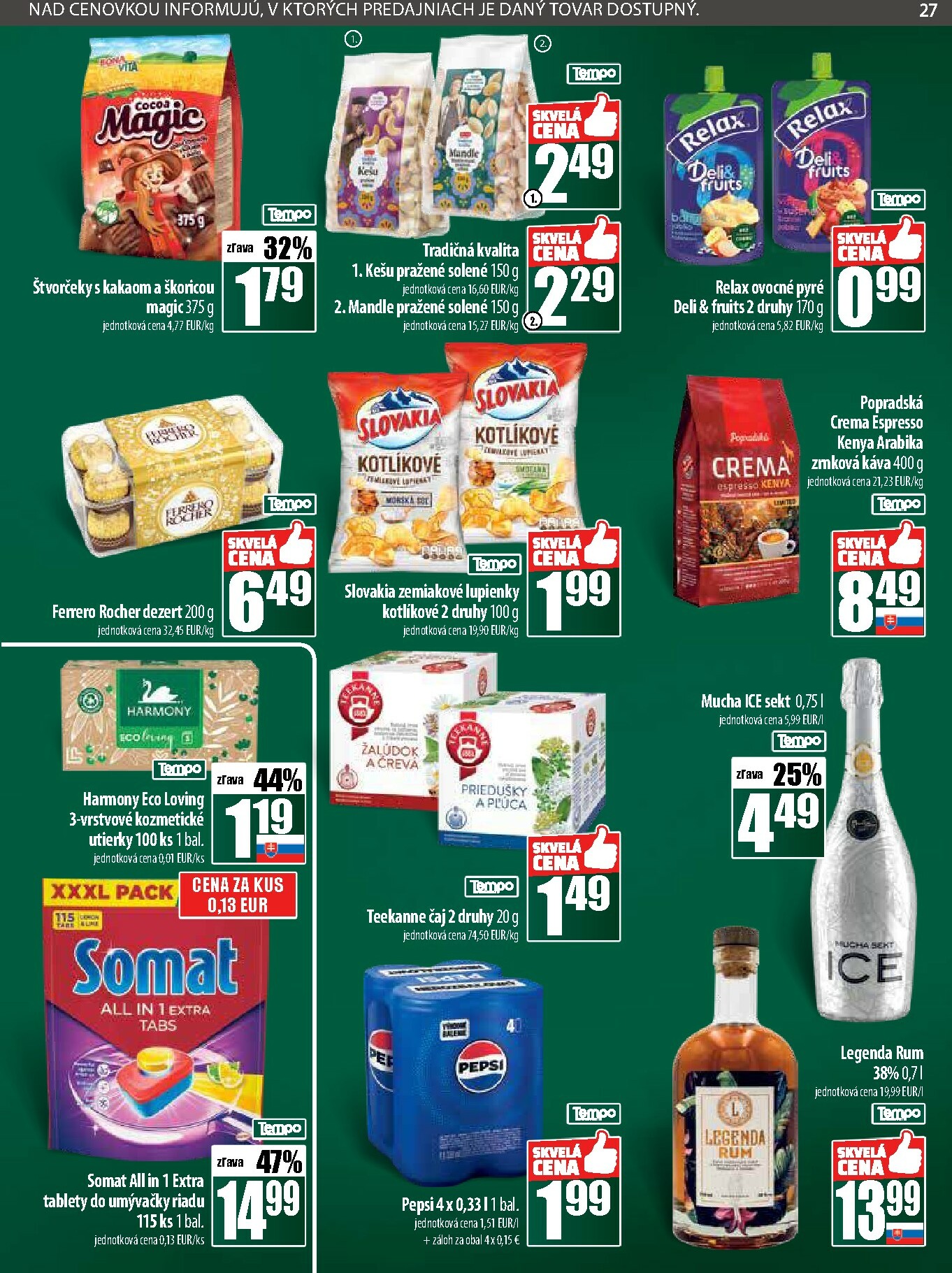 coop-jednota - Leták COOP Jednota platný od 02.10. do 08.10. - page: 27