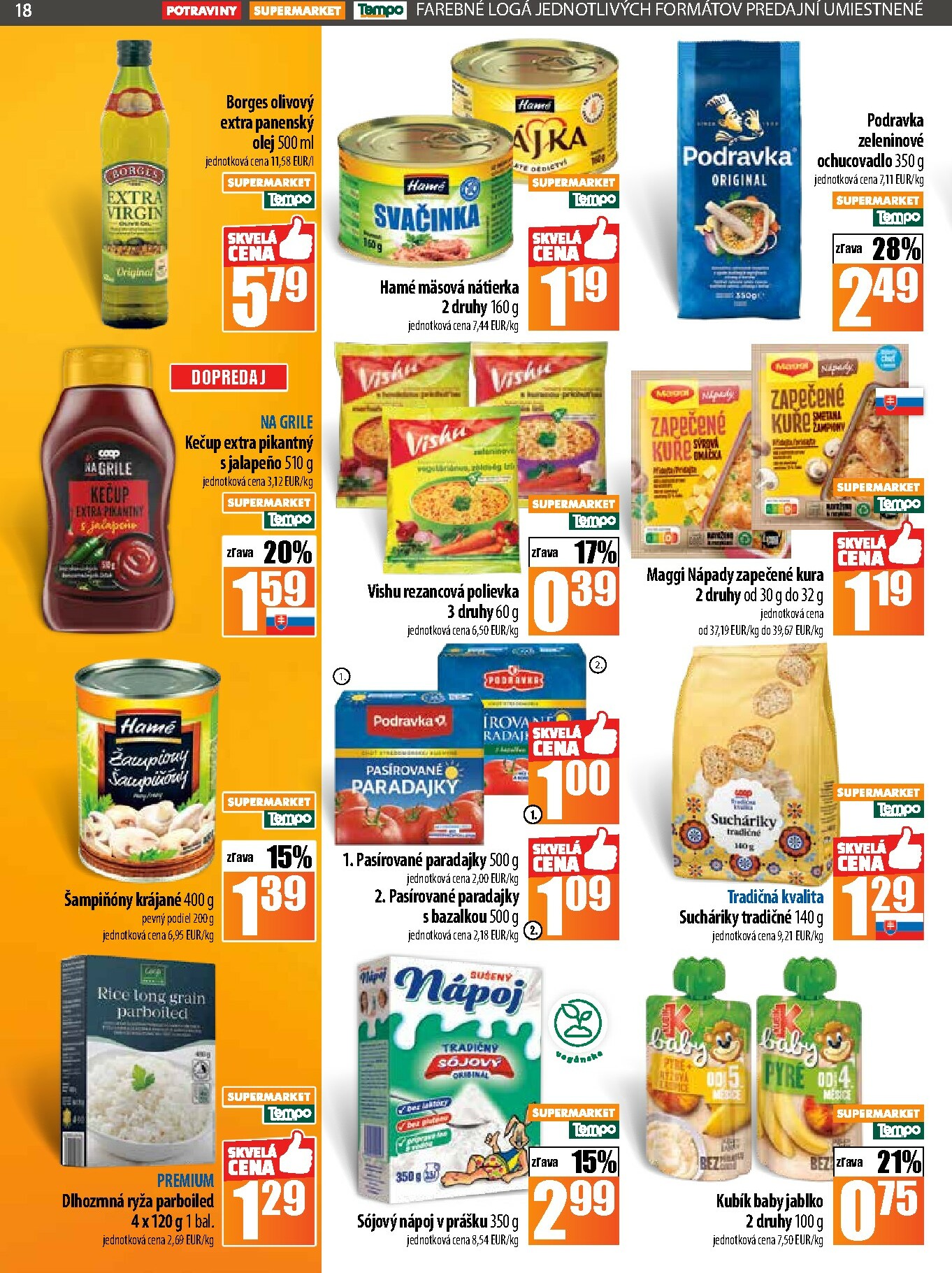 coop-jednota - Leták COOP Jednota - Tempo platný od 09.10. do 15.10. - page: 18