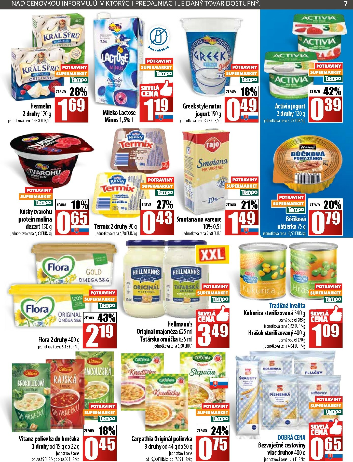 coop-jednota - Leták COOP Jednota - Tempo platný od 09.10. do 15.10. - page: 7