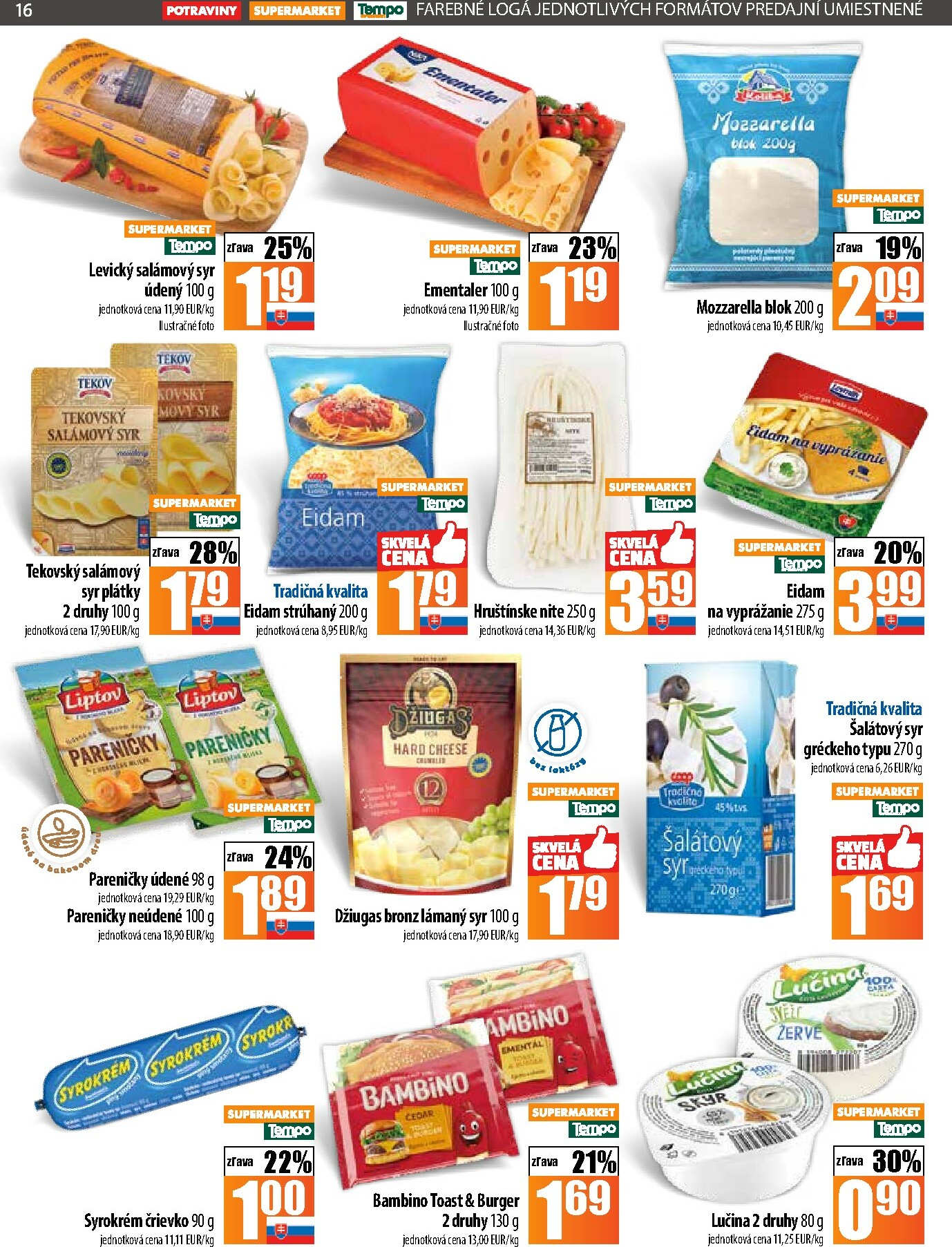 coop-jednota - Leták COOP Jednota - Tempo platný od 09.10. do 15.10. - page: 16