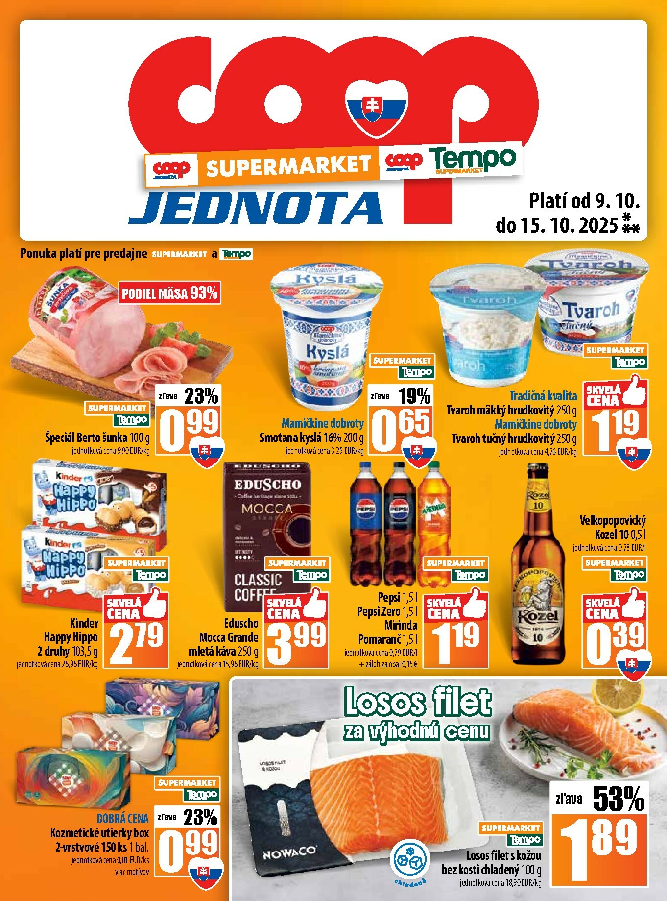 coop-jednota - Leták COOP Jednota - Tempo platný od 09.10. do 15.10. - page: 13