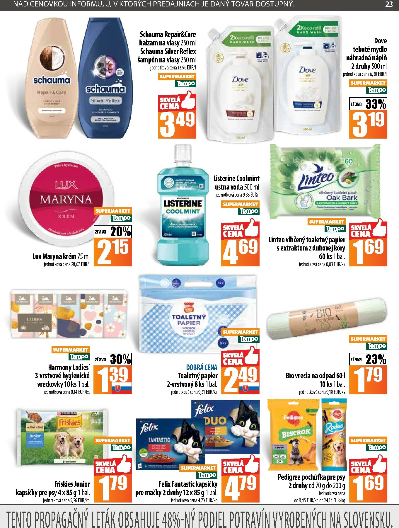 coop-jednota - Leták COOP Jednota - Tempo platný od 09.10. do 15.10. - page: 23