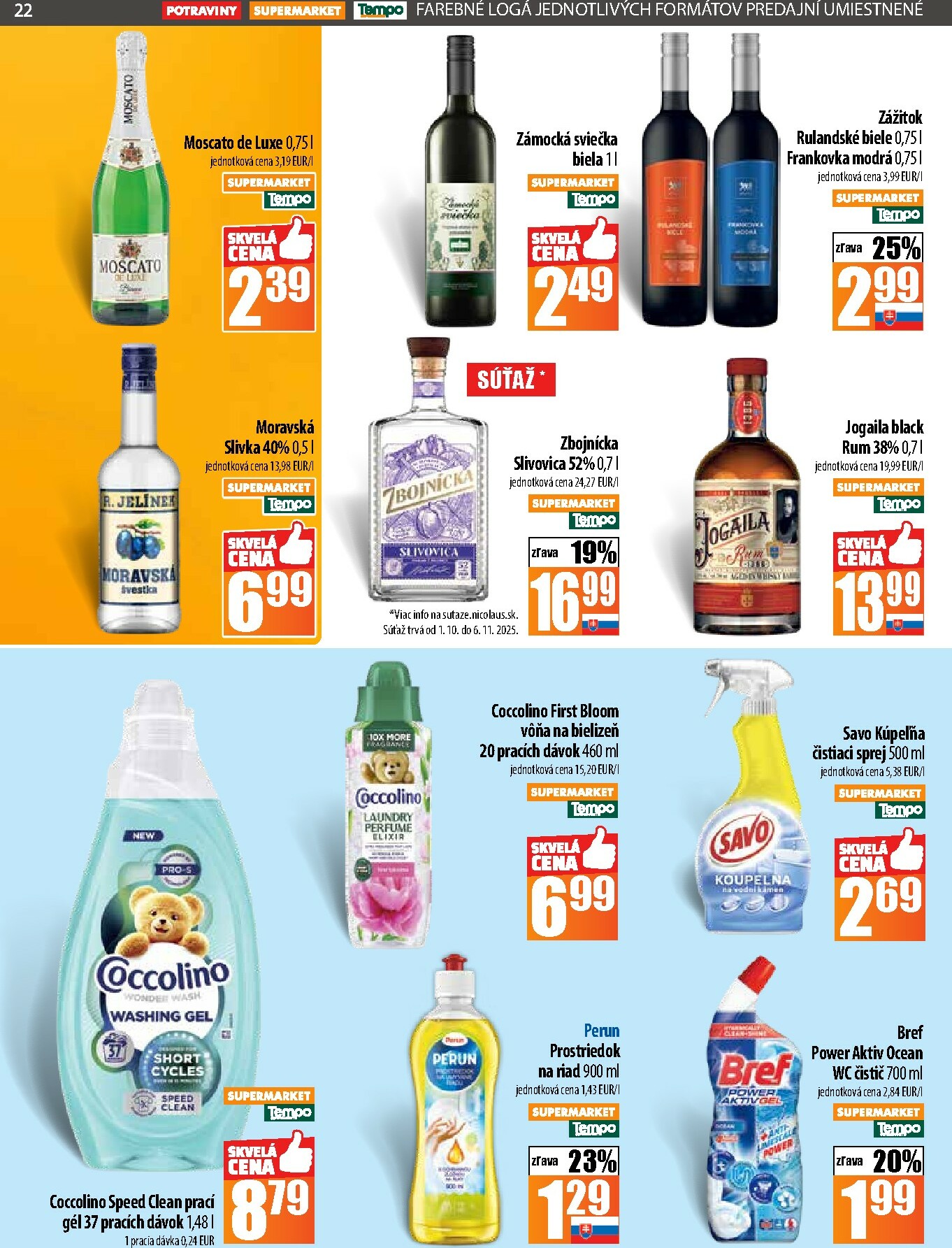 coop-jednota - Leták COOP Jednota - Tempo platný od 09.10. do 15.10. - page: 22