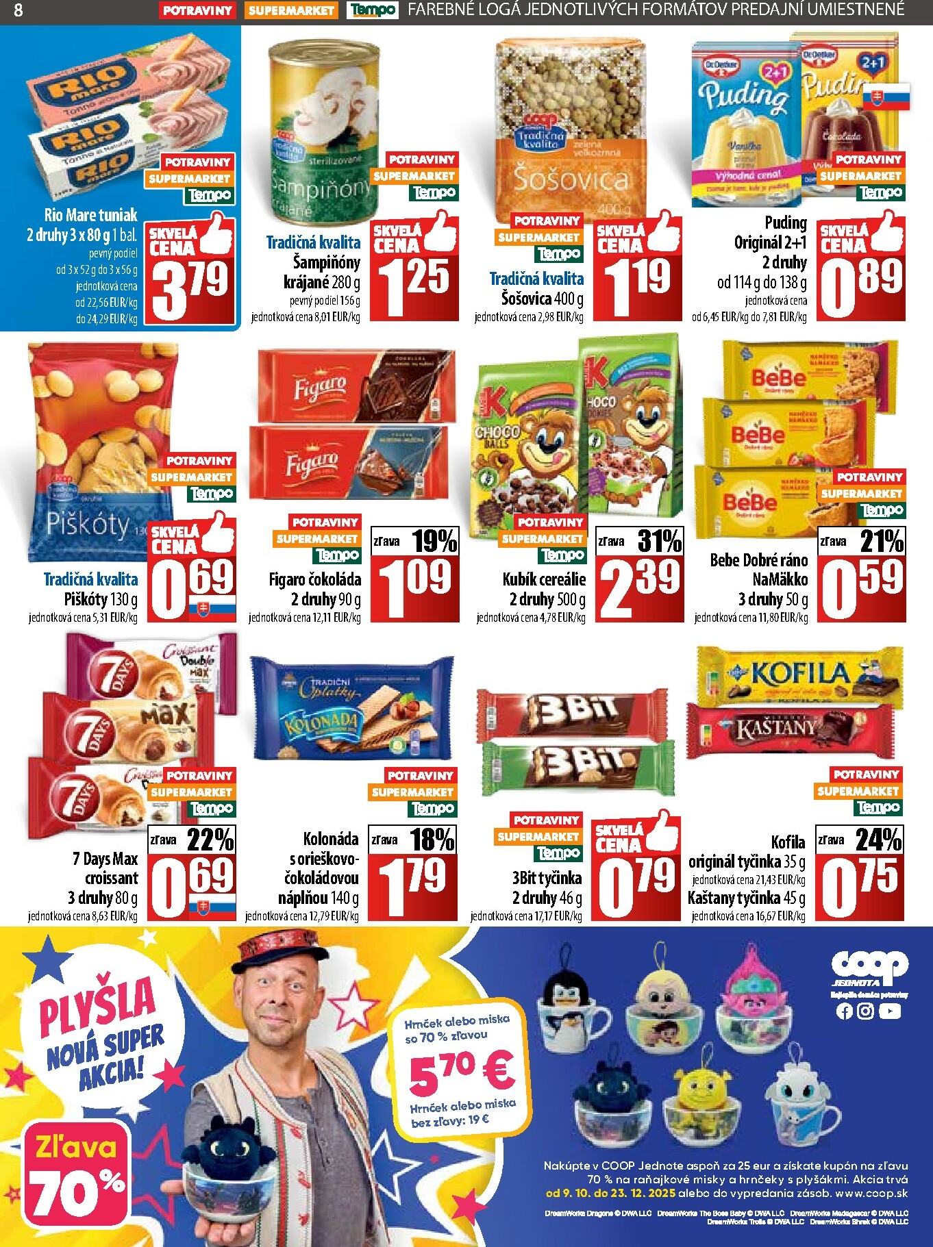 coop-jednota - Leták COOP Jednota - Tempo platný od 09.10. do 15.10. - page: 8
