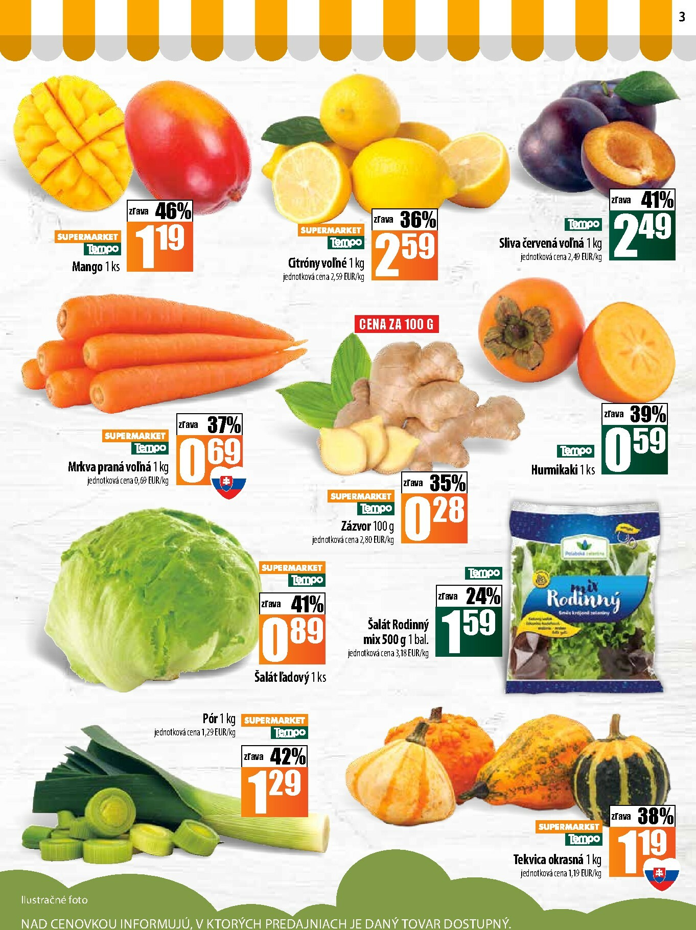 coop-jednota - Leták COOP Jednota - Tempo platný od 09.10. do 15.10. - page: 3