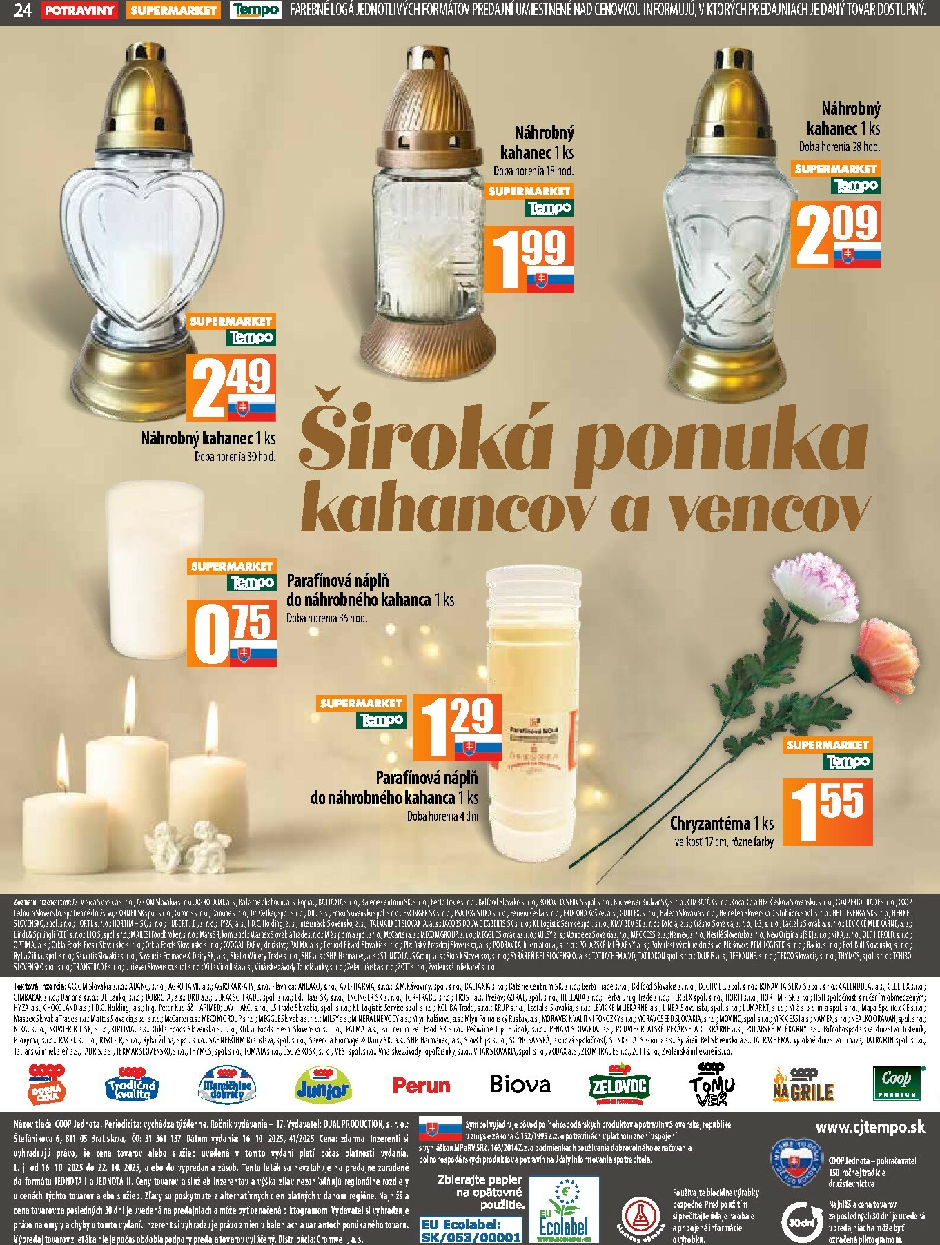coop-jednota - Leták COOP Jednota platný od 16.10. do 22.10. - page: 24