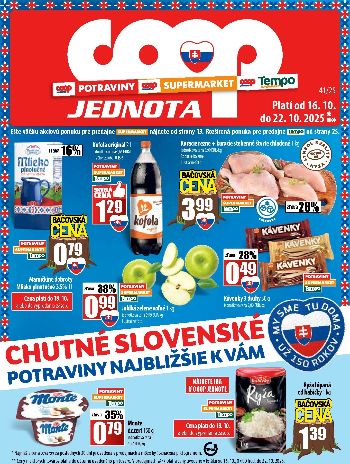 coop-jednota - Leták COOP Jednota platný od 16.10. do 22.10.