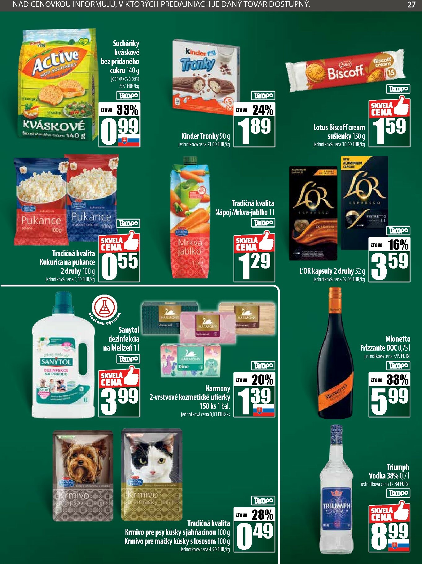 coop-jednota - Leták COOP Jednota platný od 16.10. do 22.10. - page: 27