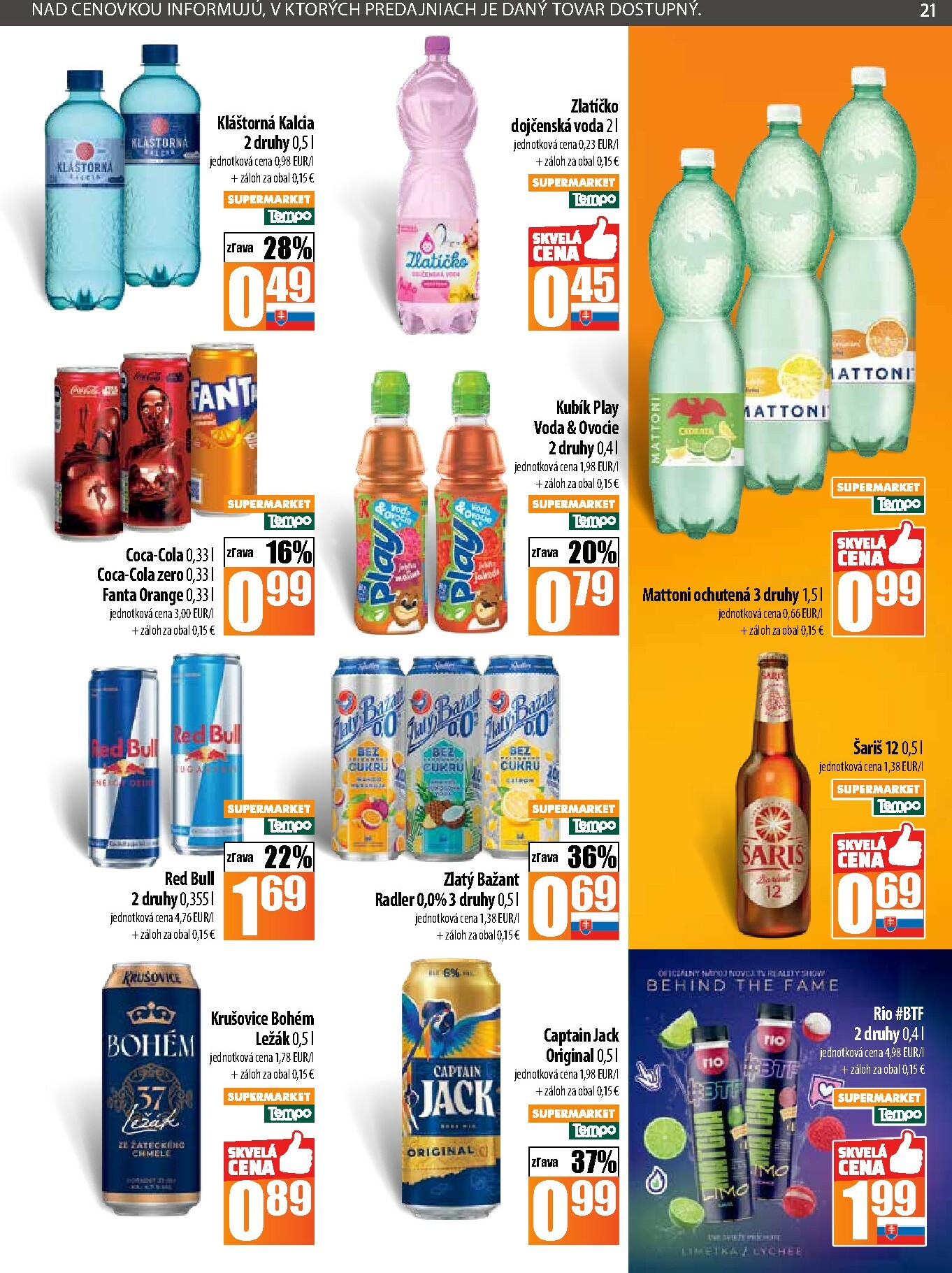 coop-jednota - Leták COOP Jednota platný od 16.10. do 22.10. - page: 21