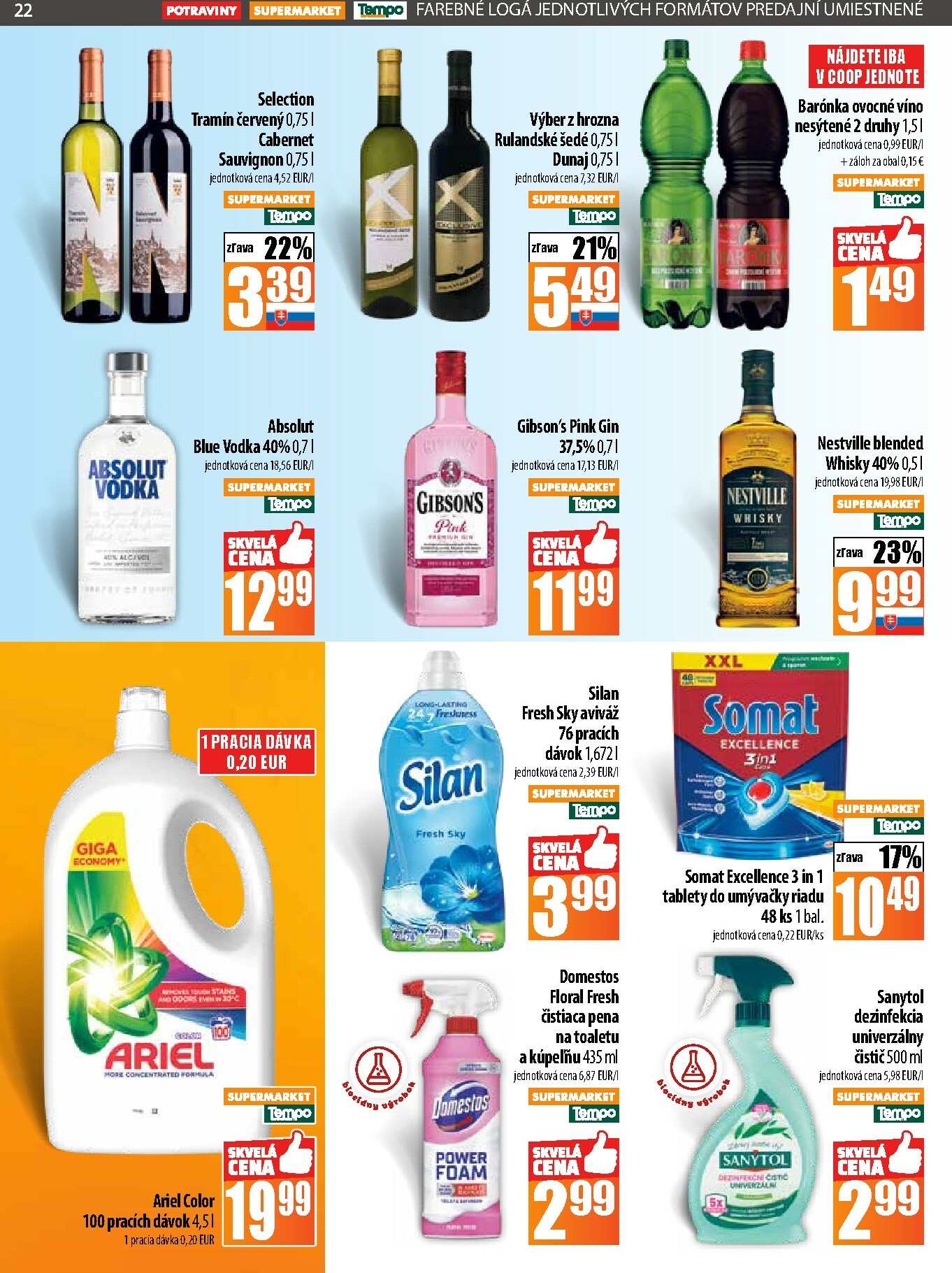 coop-jednota - Leták COOP Jednota platný od 16.10. do 22.10. - page: 22