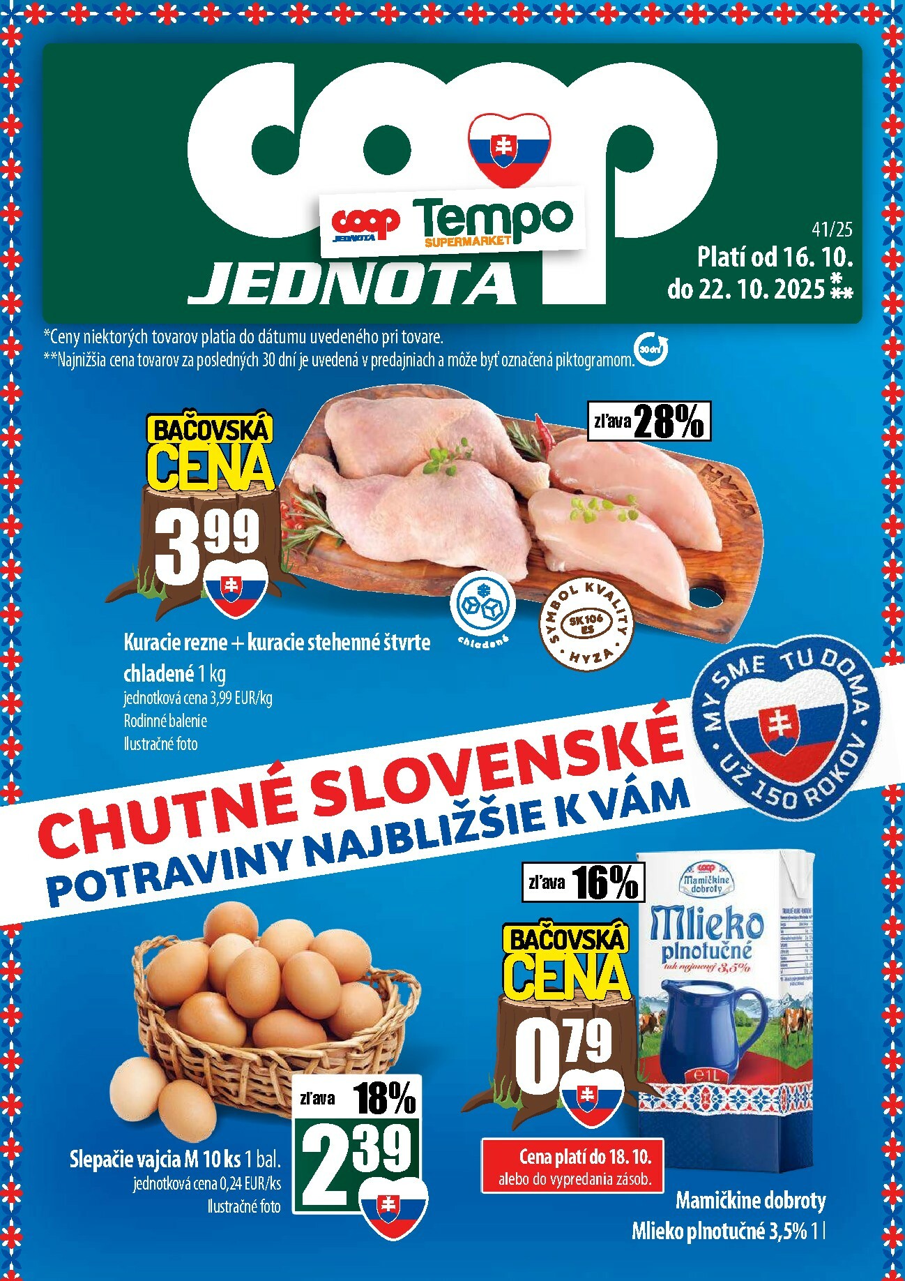 coop-jednota - Leták COOP Jednota - Tempo platný od 16.10. do 22.10. - page: 1 coop-jednota - Leták COOP Jednota - Tempo platný od 16.10. do 22.10. - page: 1
