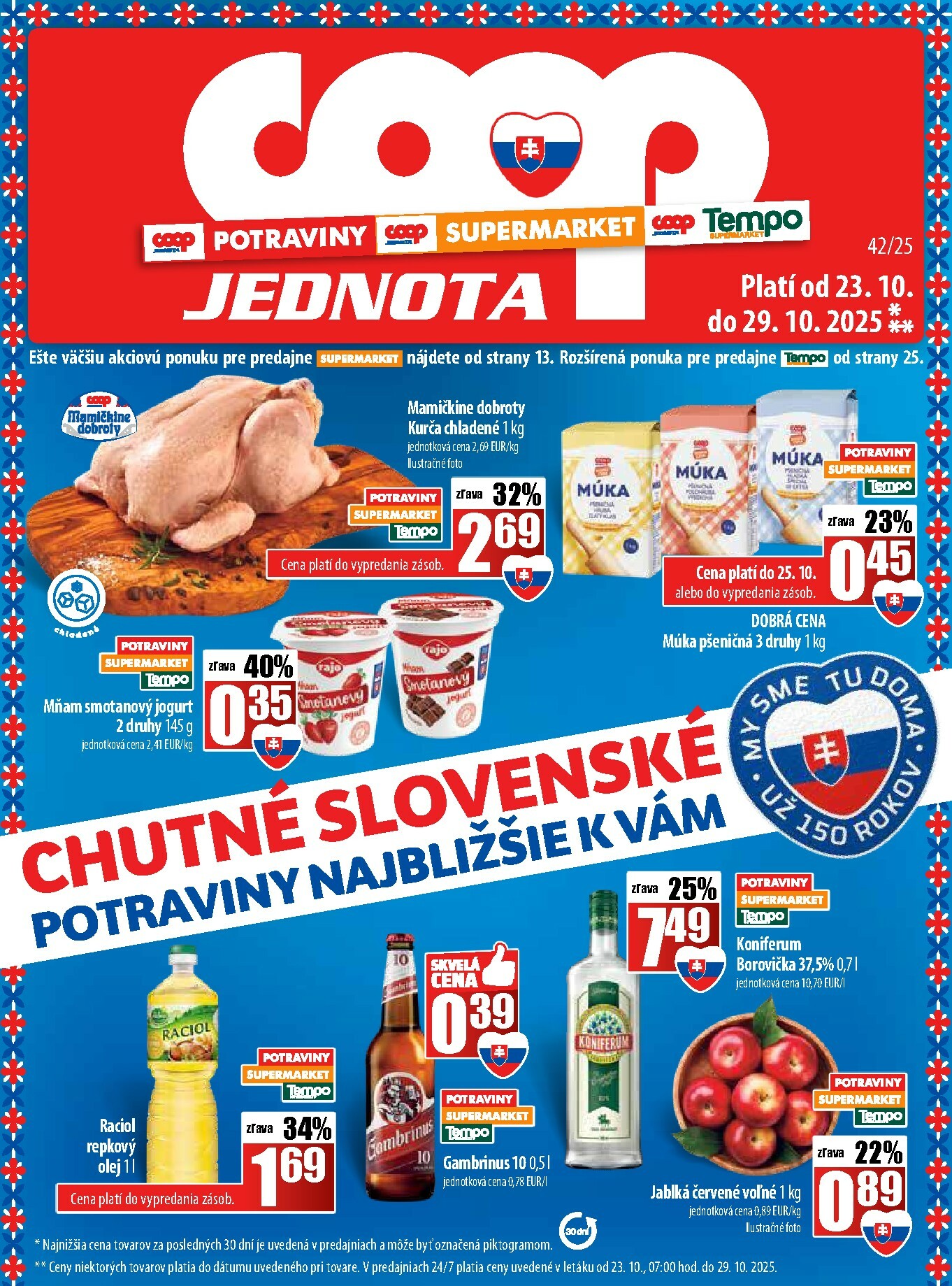coop-jednota - Leták COOP Jednota platný od 23.10. do 29.10.