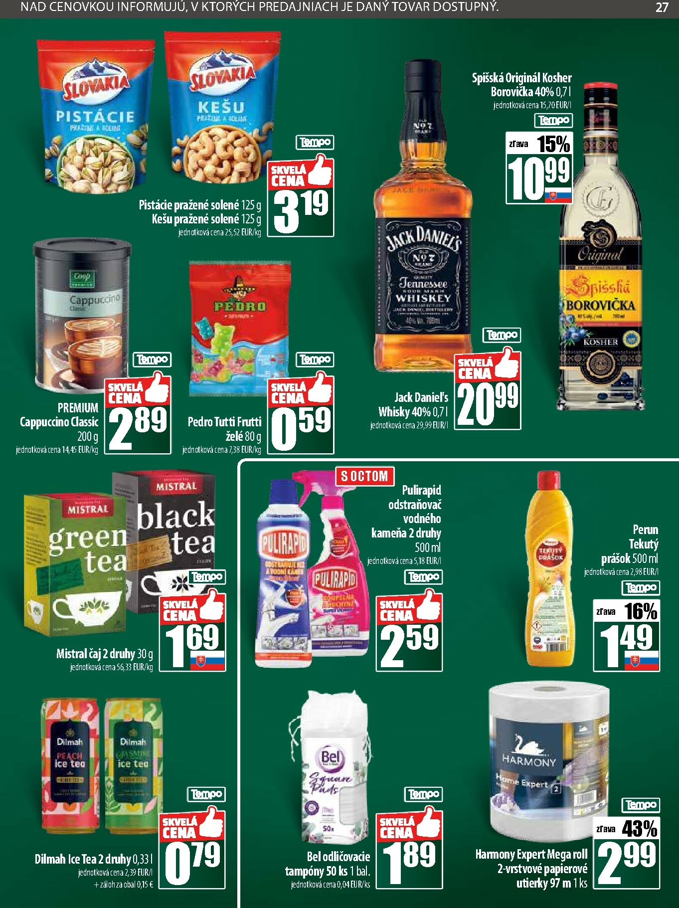 coop-jednota - Leták COOP Jednota platný od 23.10. do 29.10. - page: 27