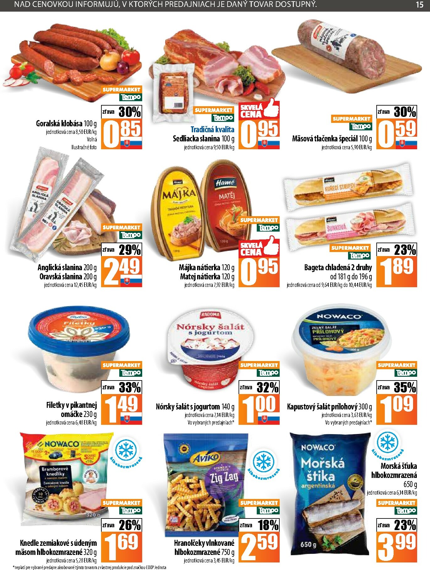 coop-jednota - Leták COOP Jednota platný od 23.10. do 29.10. - page: 15