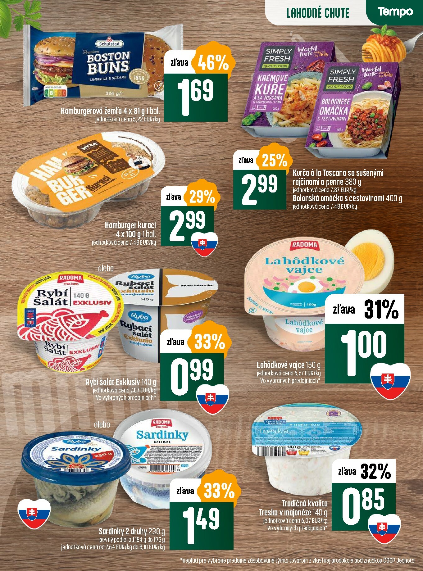 coop-jednota - Leták COOP Jednota - Tempo platný od 30.10. do 05.11. - page: 7