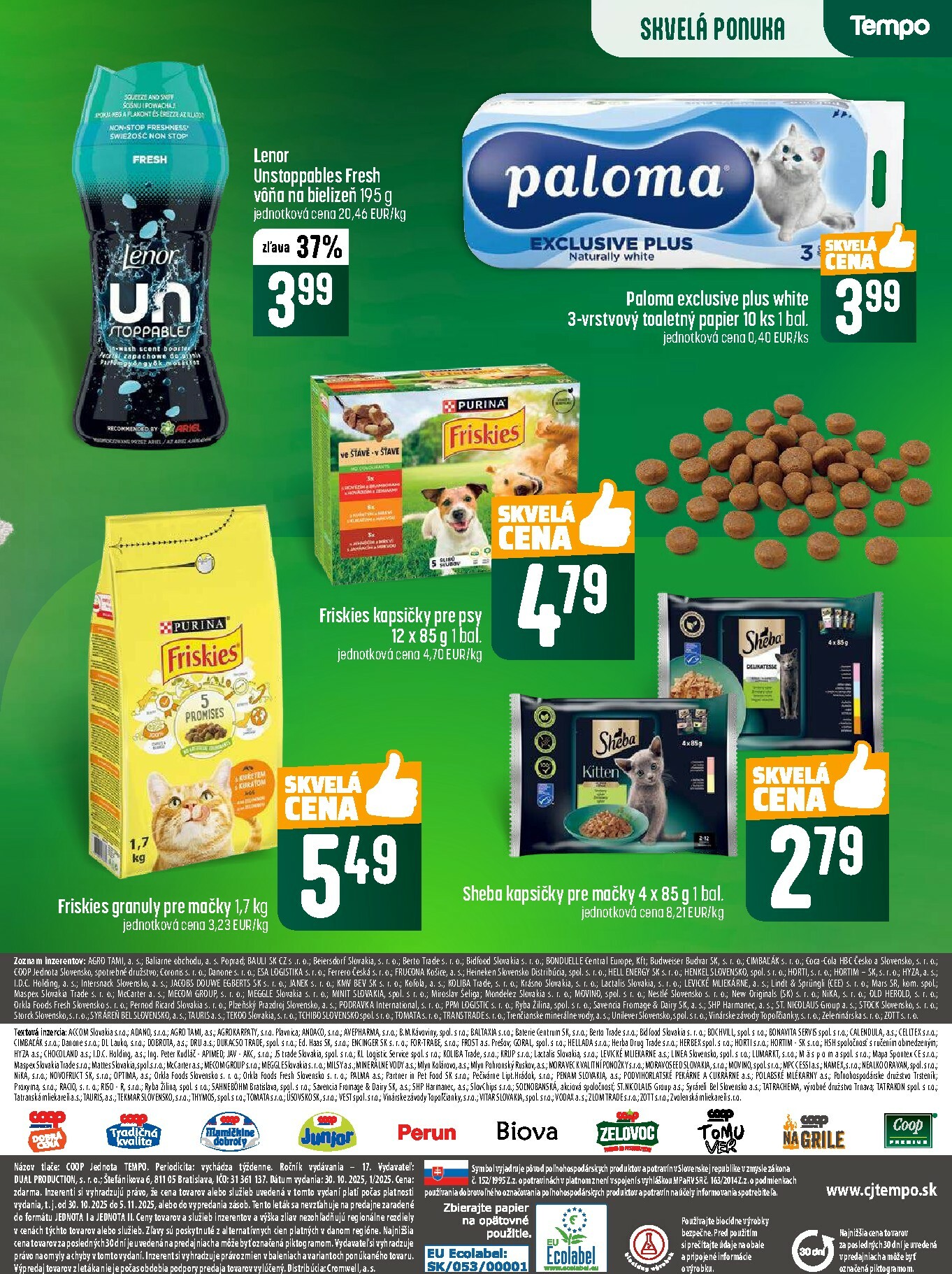 coop-jednota - Leták COOP Jednota - Tempo platný od 30.10. do 05.11. - page: 23