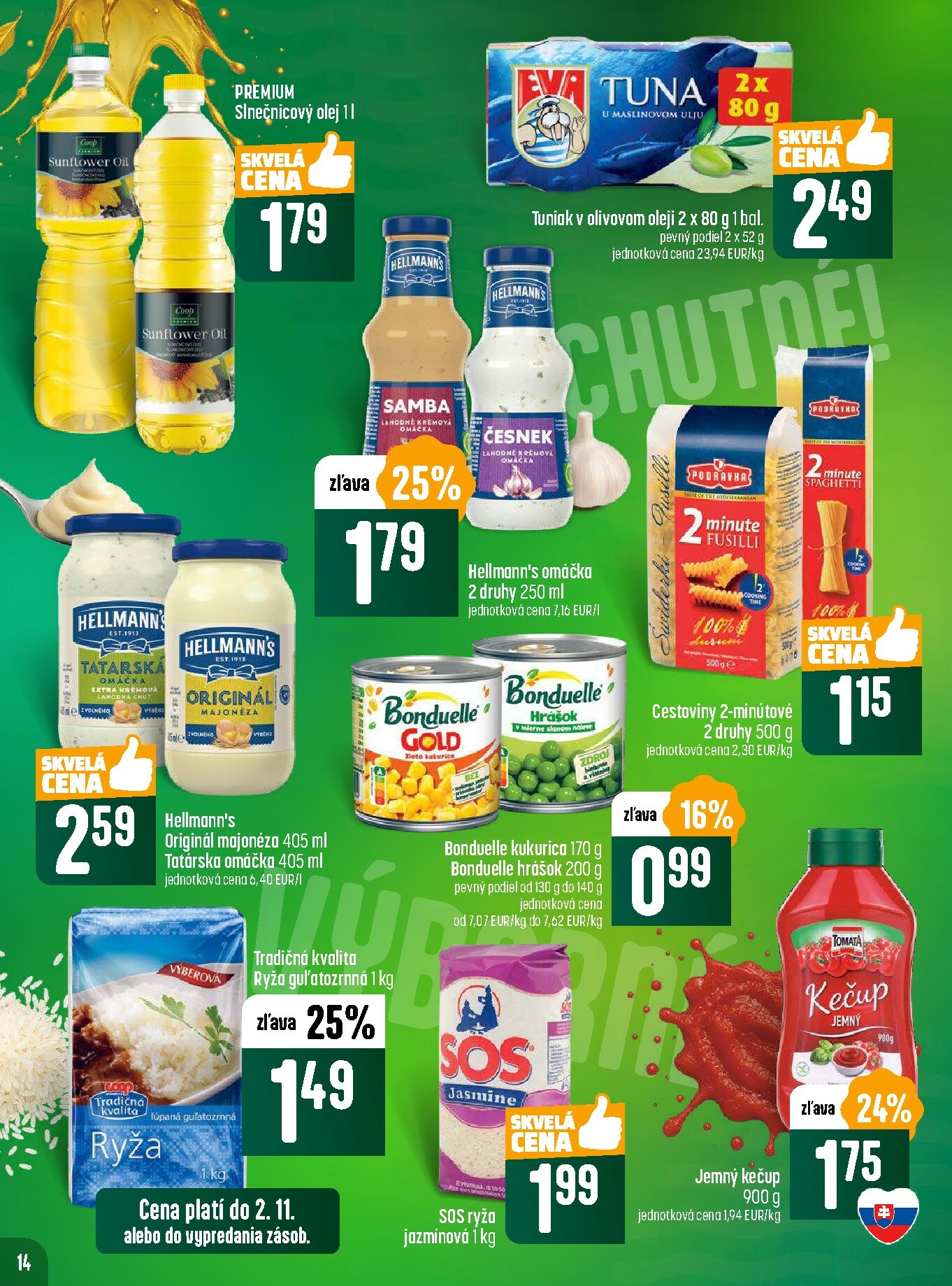 coop-jednota - Leták COOP Jednota - Tempo platný od 30.10. do 05.11. - page: 14