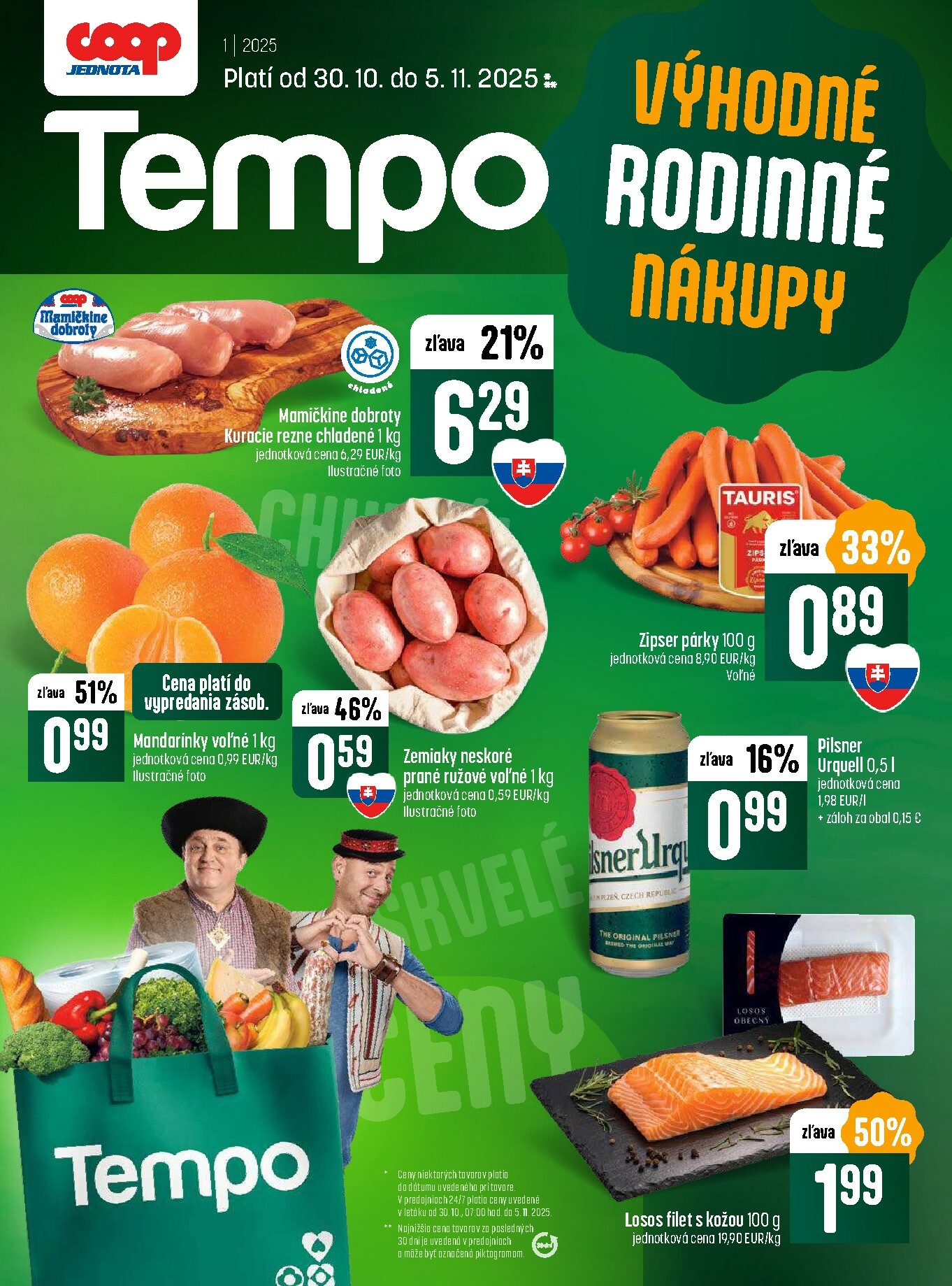 coop-jednota - Leták COOP Jednota - Tempo platný od 30.10. do 05.11.
