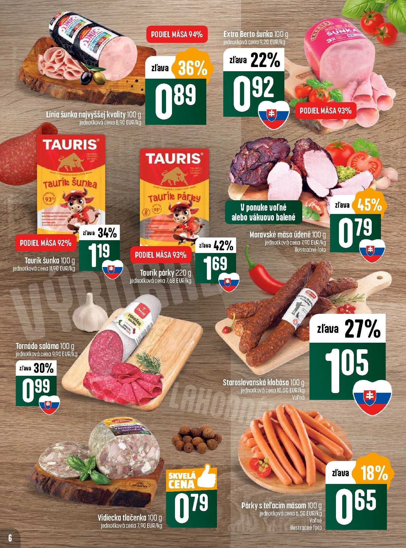 coop-jednota - Leták COOP Jednota - Tempo platný od 30.10. do 05.11. - page: 6