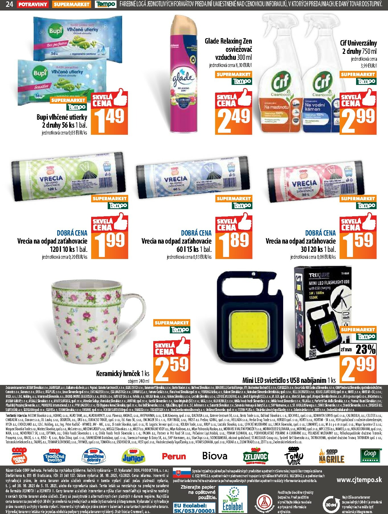 coop-jednota - Leták COOP Jednota platný od 30.10. do 05.11. - page: 24