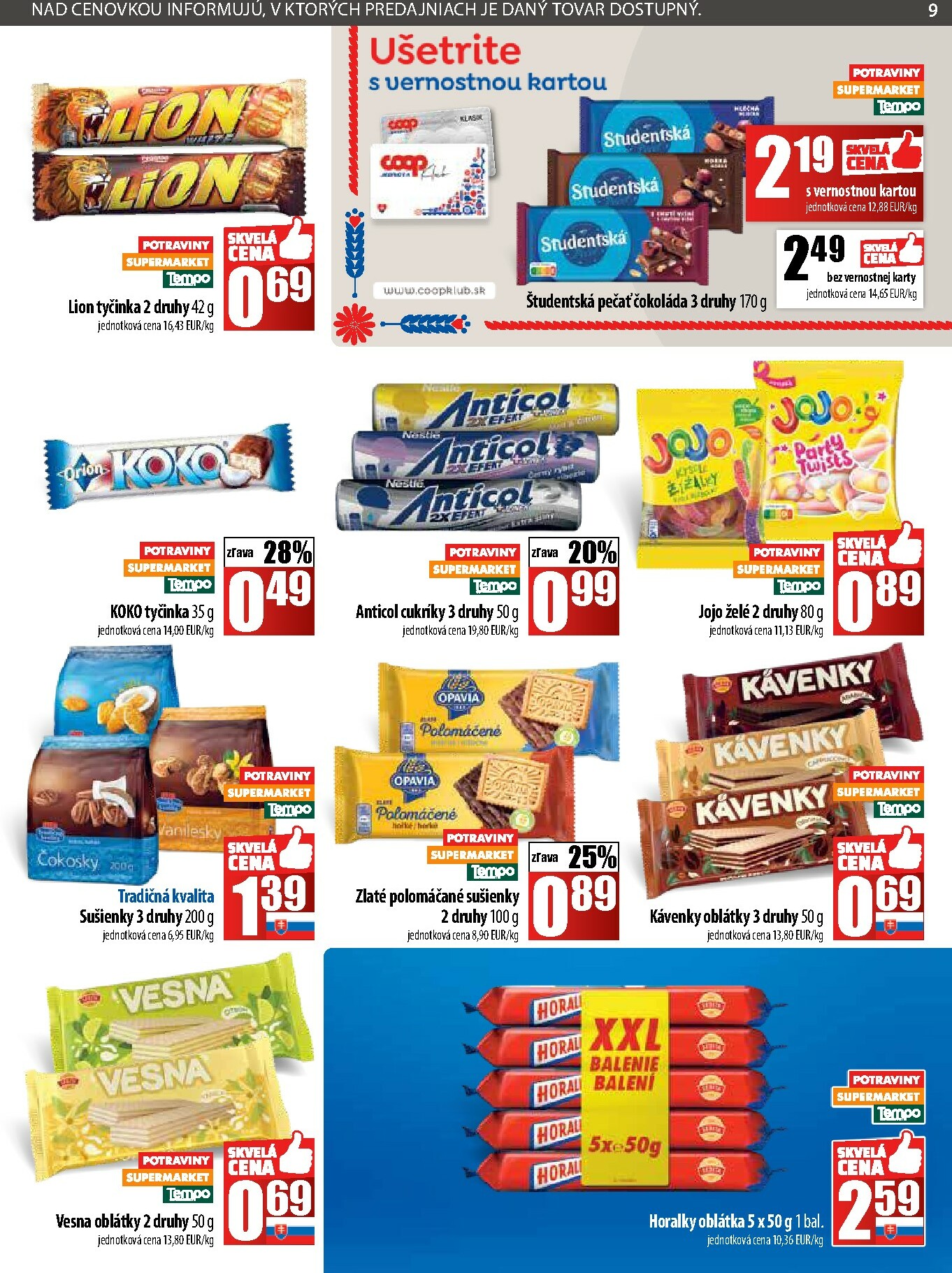 coop-jednota - Leták COOP Jednota platný od 06.11. do 12.11. - page: 9