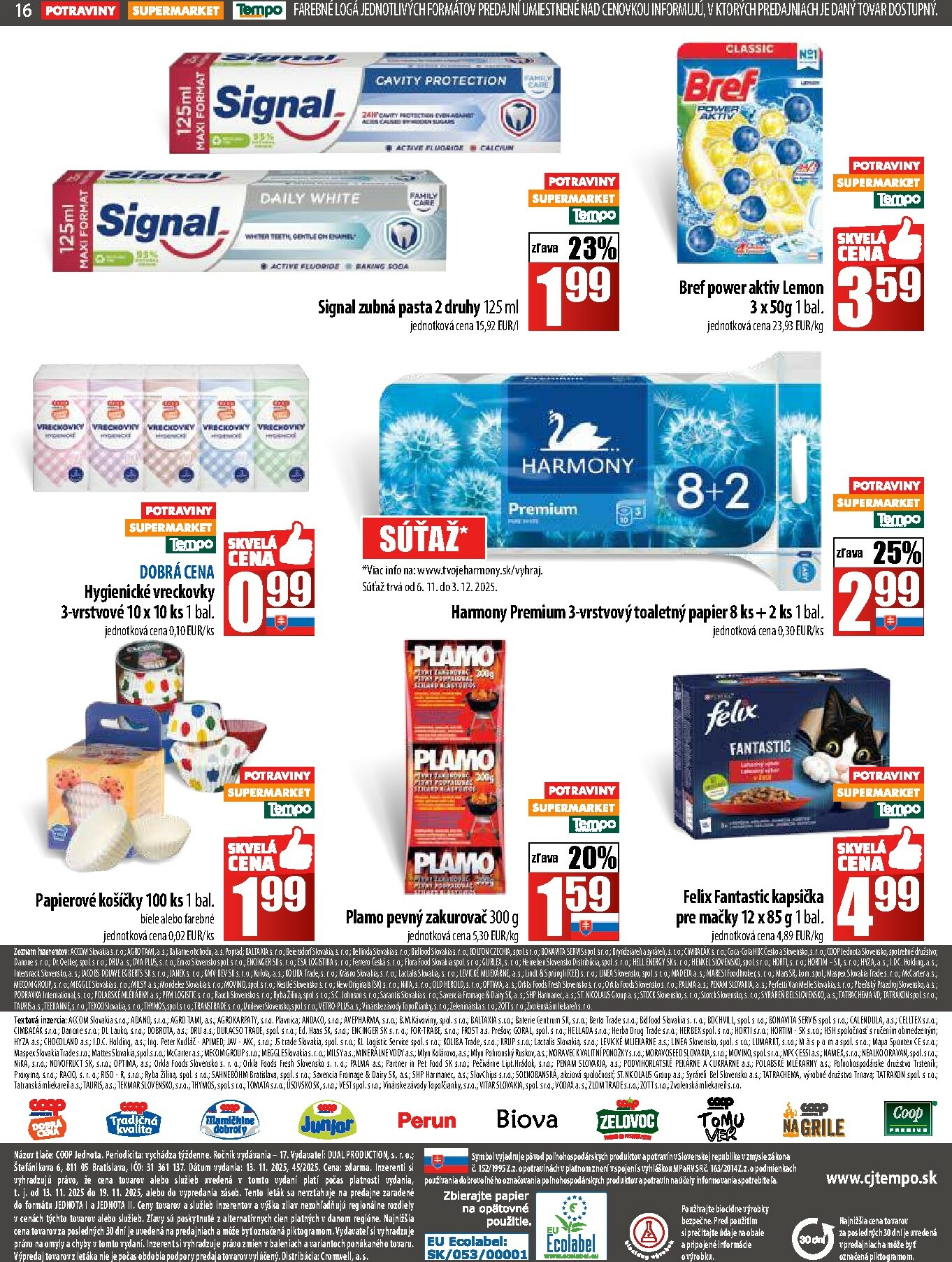 coop-jednota - Leták COOP Jednota platný od 13.11. do 19.11. - page: 16