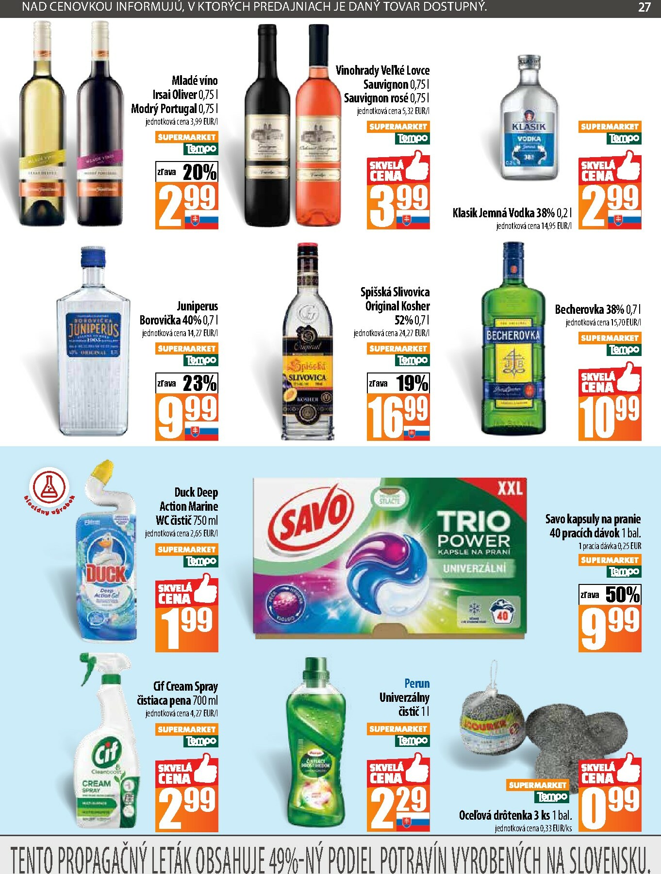 coop-jednota - Leták COOP Jednota platný od 13.11. do 19.11. - page: 27