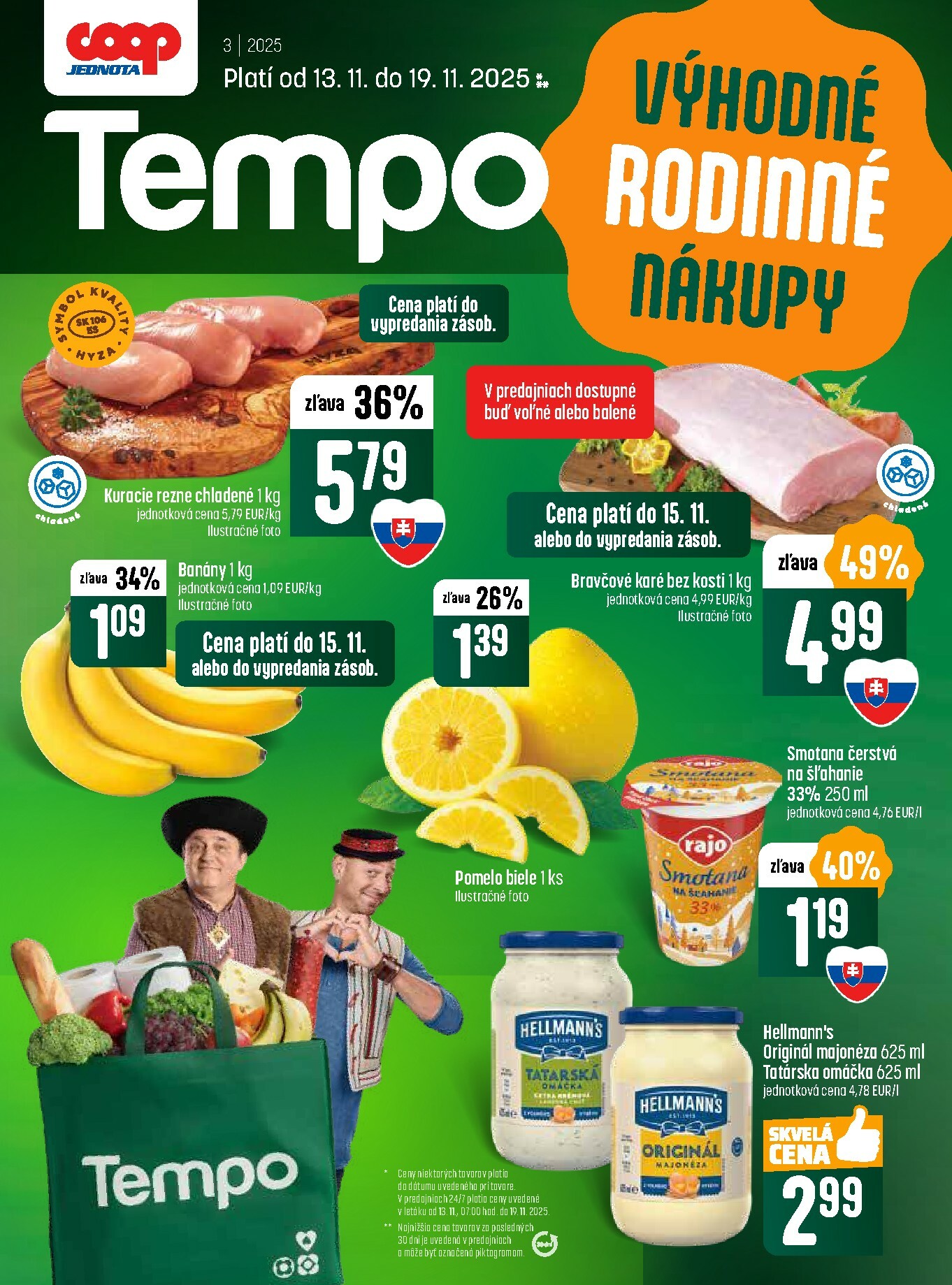 coop-jednota - Leták COOP Jednota - Tempo platný od 13.11. do 19.11.