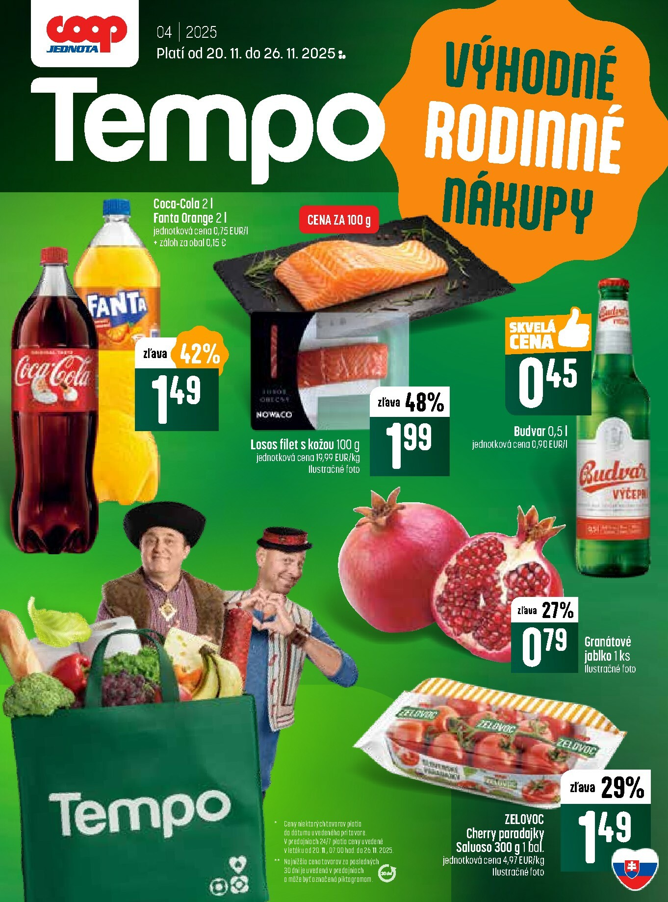 coop-jednota - Leták COOP Jednota - Tempo platný od 20.11. do 26.11.