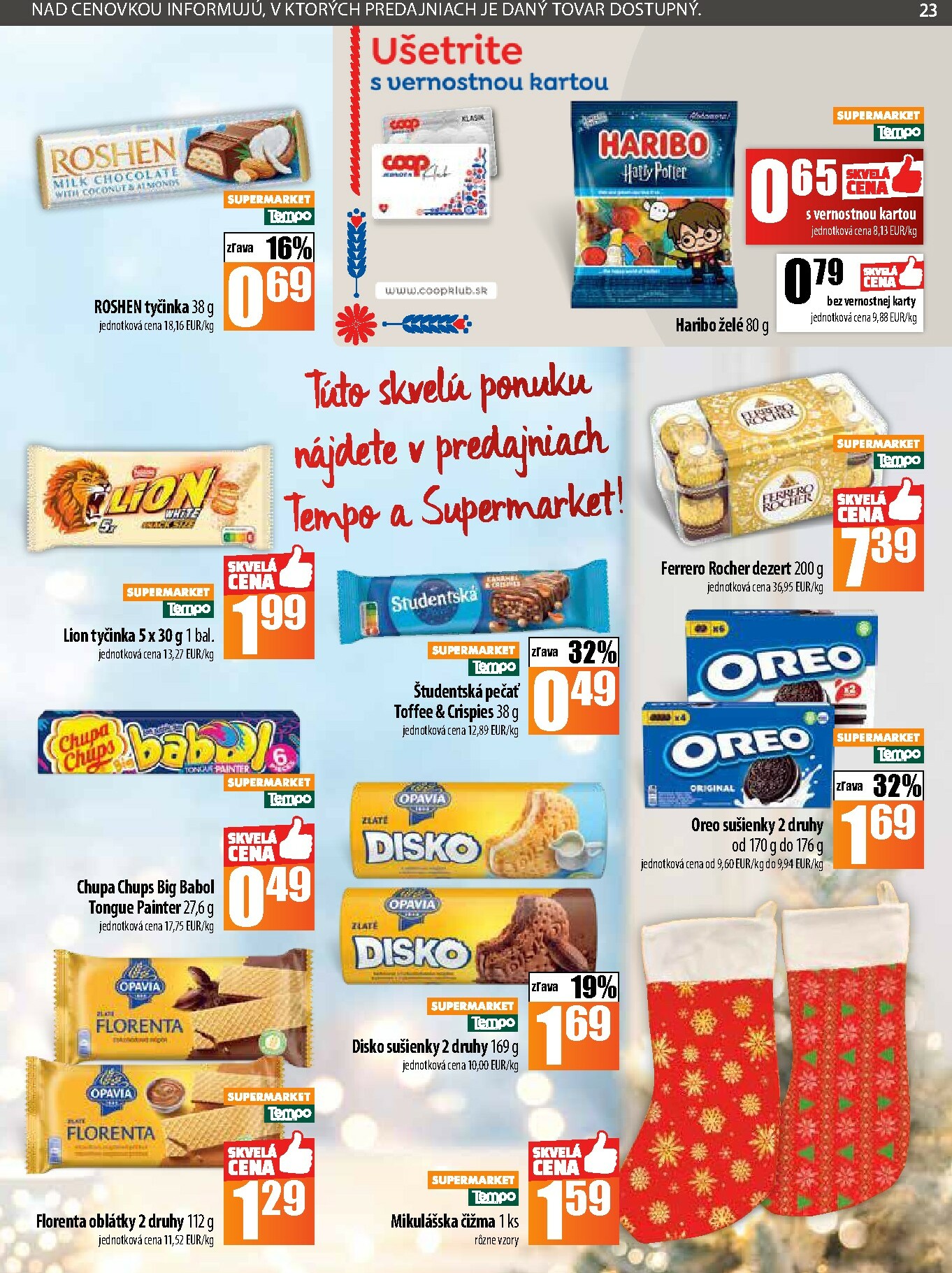 coop-jednota - Leták COOP Jednota platný od 27.11. do 03.12. - page: 23