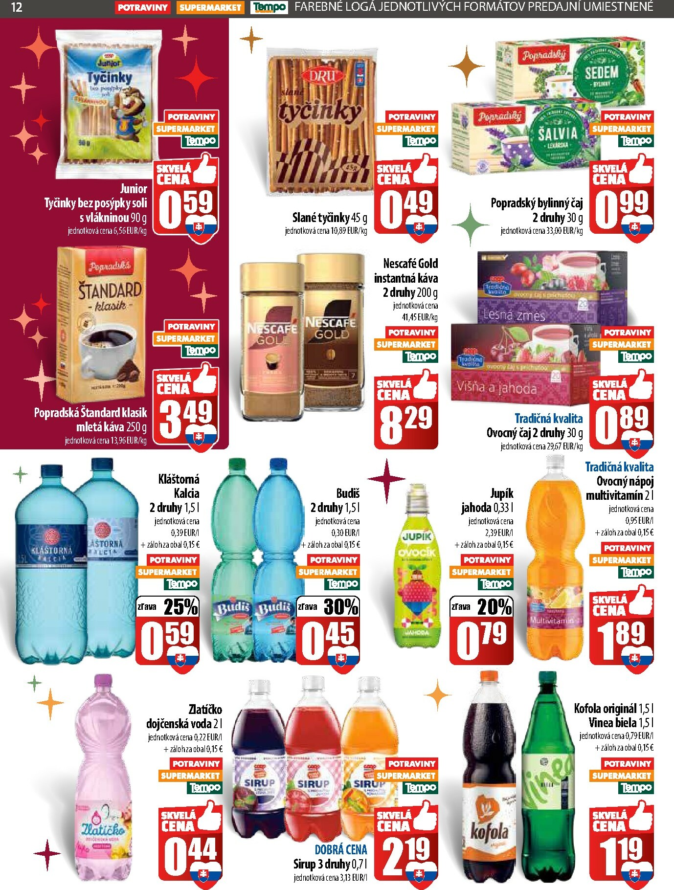 coop-jednota - Leták COOP Jednota - Tempo platný od 11.12. do 17.12. - page: 12