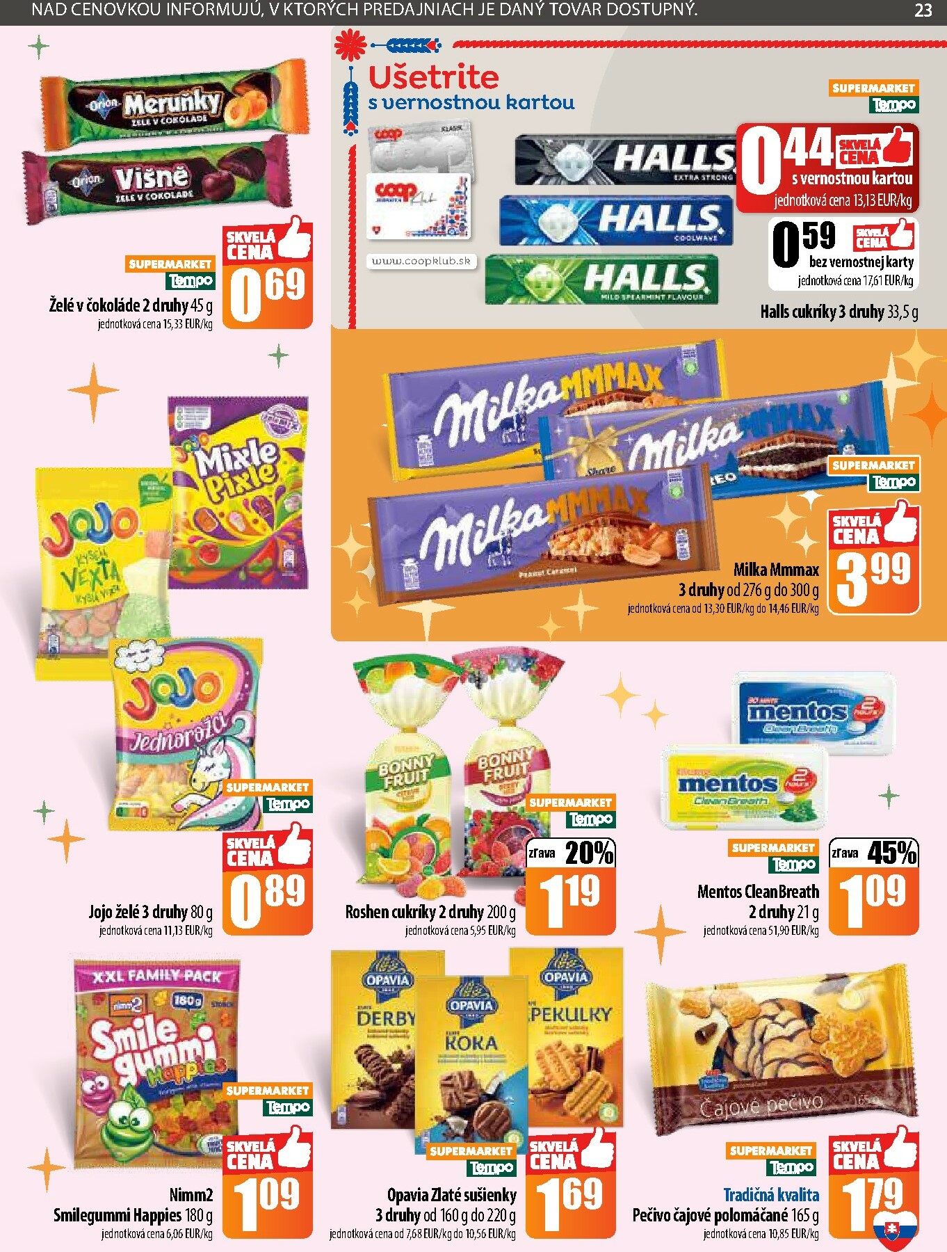 coop-jednota - Leták COOP Jednota - Tempo platný od 11.12. do 17.12. - page: 23