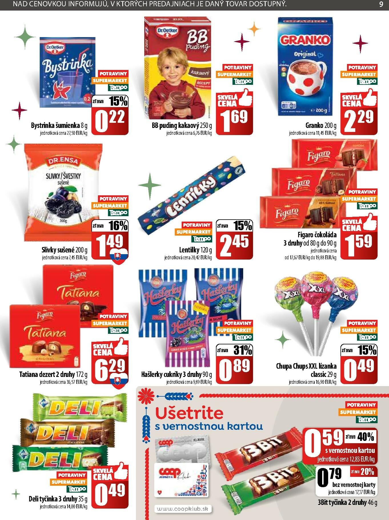 coop-jednota - Leták COOP Jednota - Tempo platný od 11.12. do 17.12. - page: 9