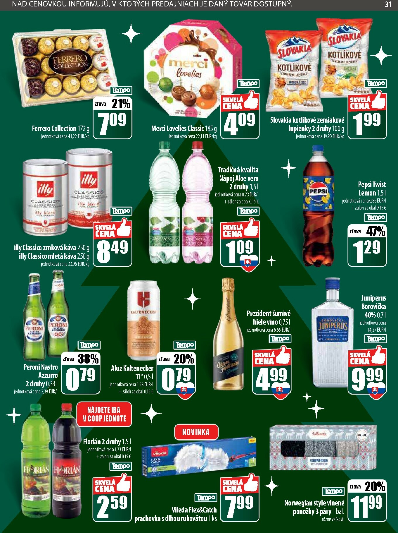 coop-jednota - Leták COOP Jednota - Tempo platný od 11.12. do 17.12. - page: 31