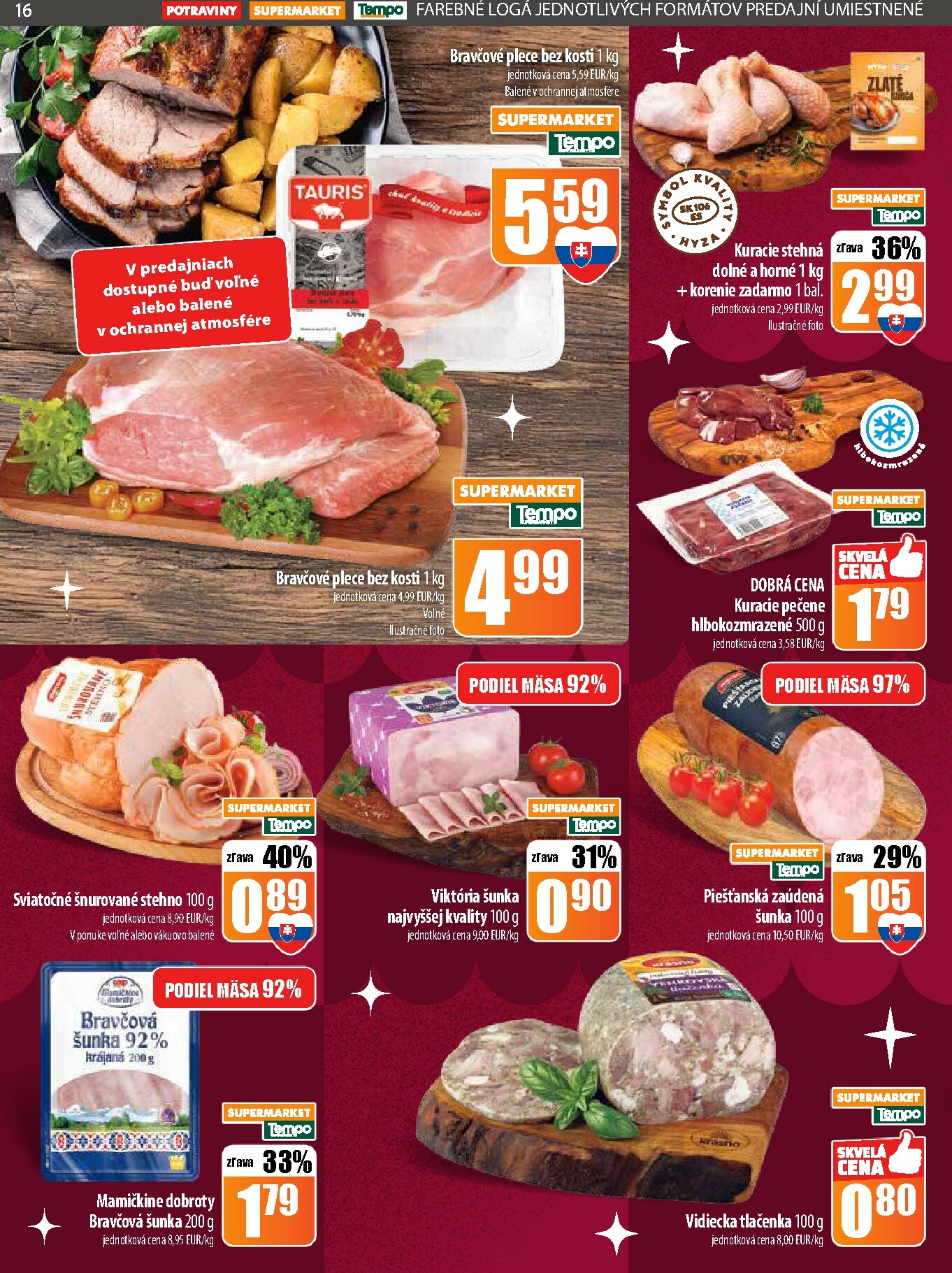 coop-jednota - Leták COOP Jednota - Tempo platný od 11.12. do 17.12. - page: 16