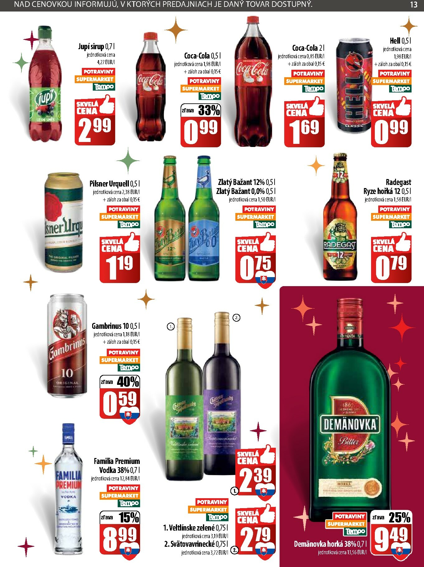coop-jednota - Leták COOP Jednota - Tempo platný od 11.12. do 17.12. - page: 13